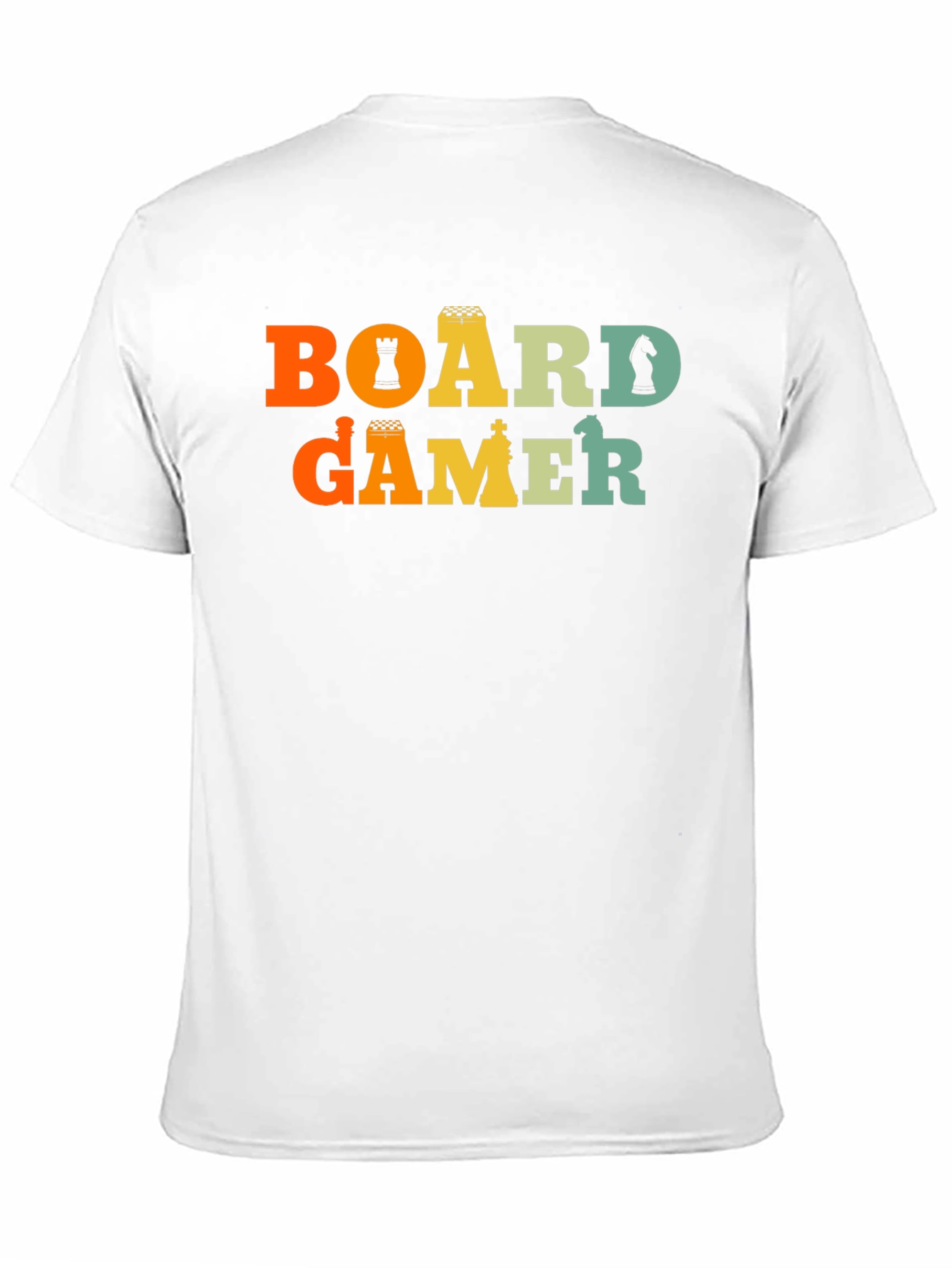 Black Board Gamer T-Shirt - Chess Piece Design view 11