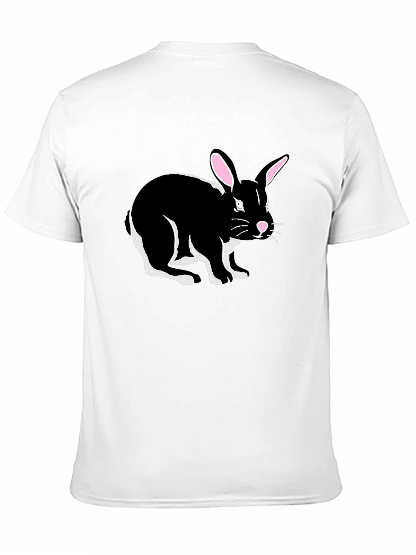 Black Black Rabbit Graphic Tee - Men's Stylish Crew Neck T-Shirt view 11