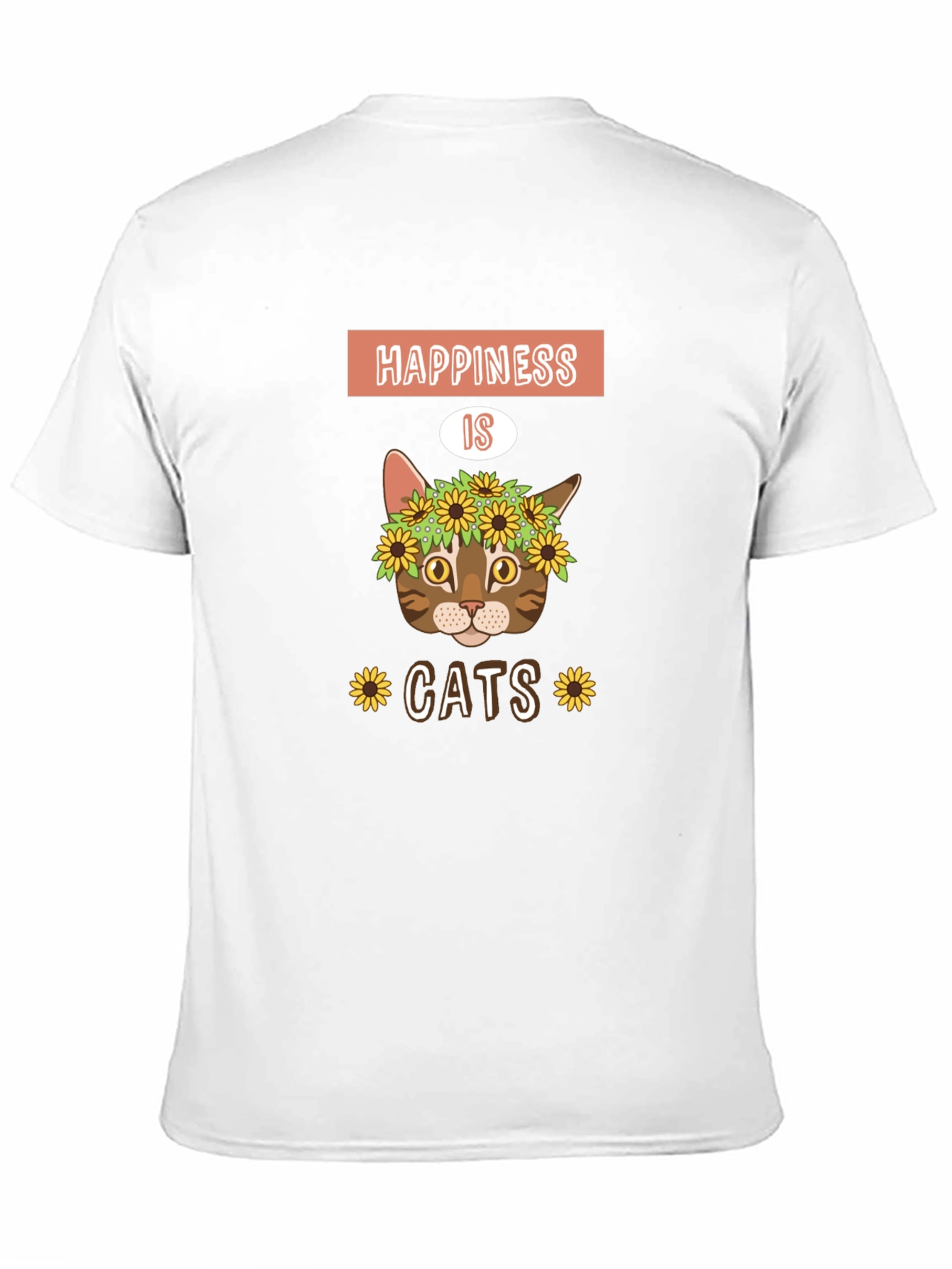 Black Happiness is Cats Graphic T-Shirt view 11