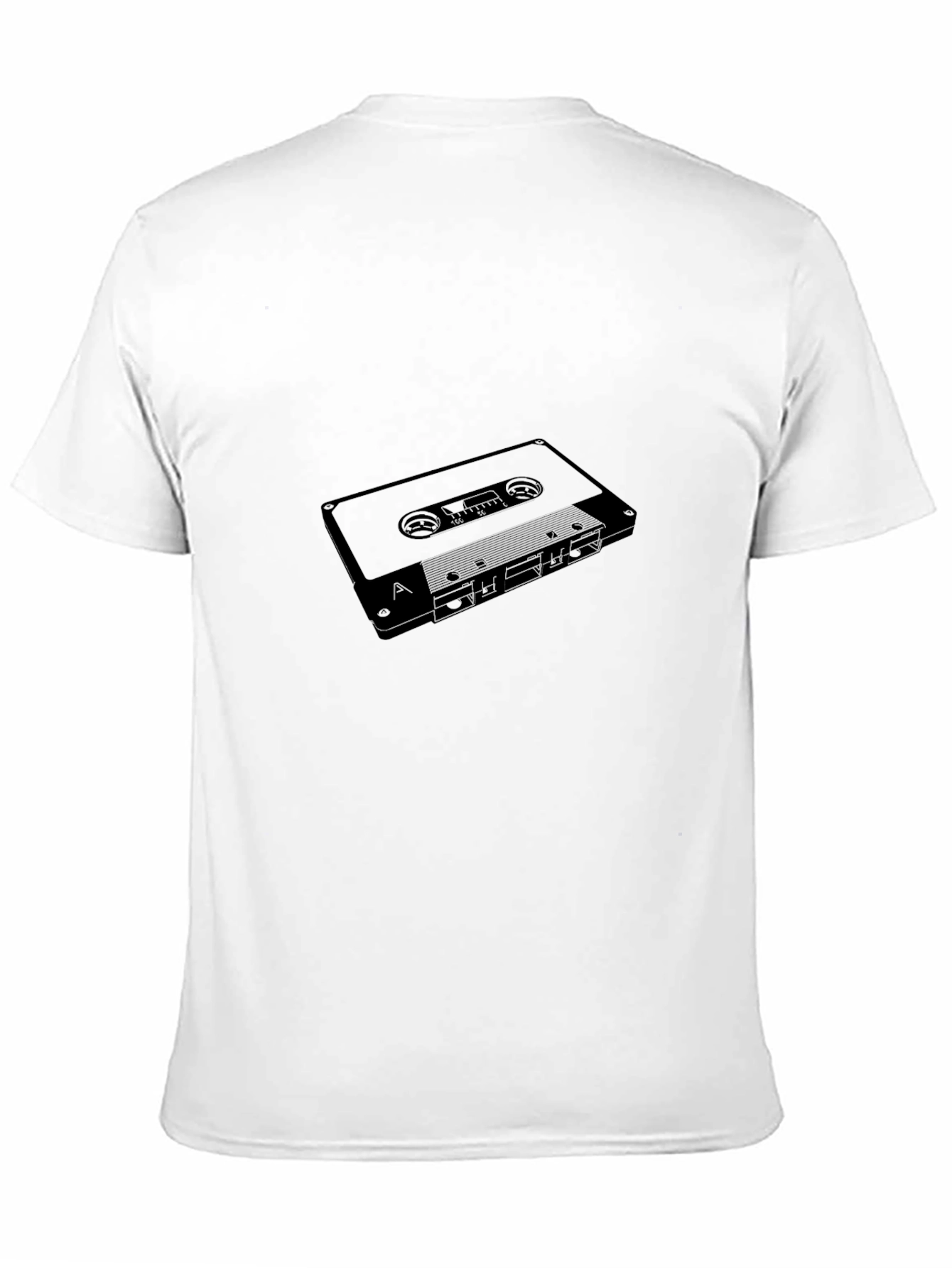 Black Retro Cassette Tape Graphic T-Shirt - Black view 11