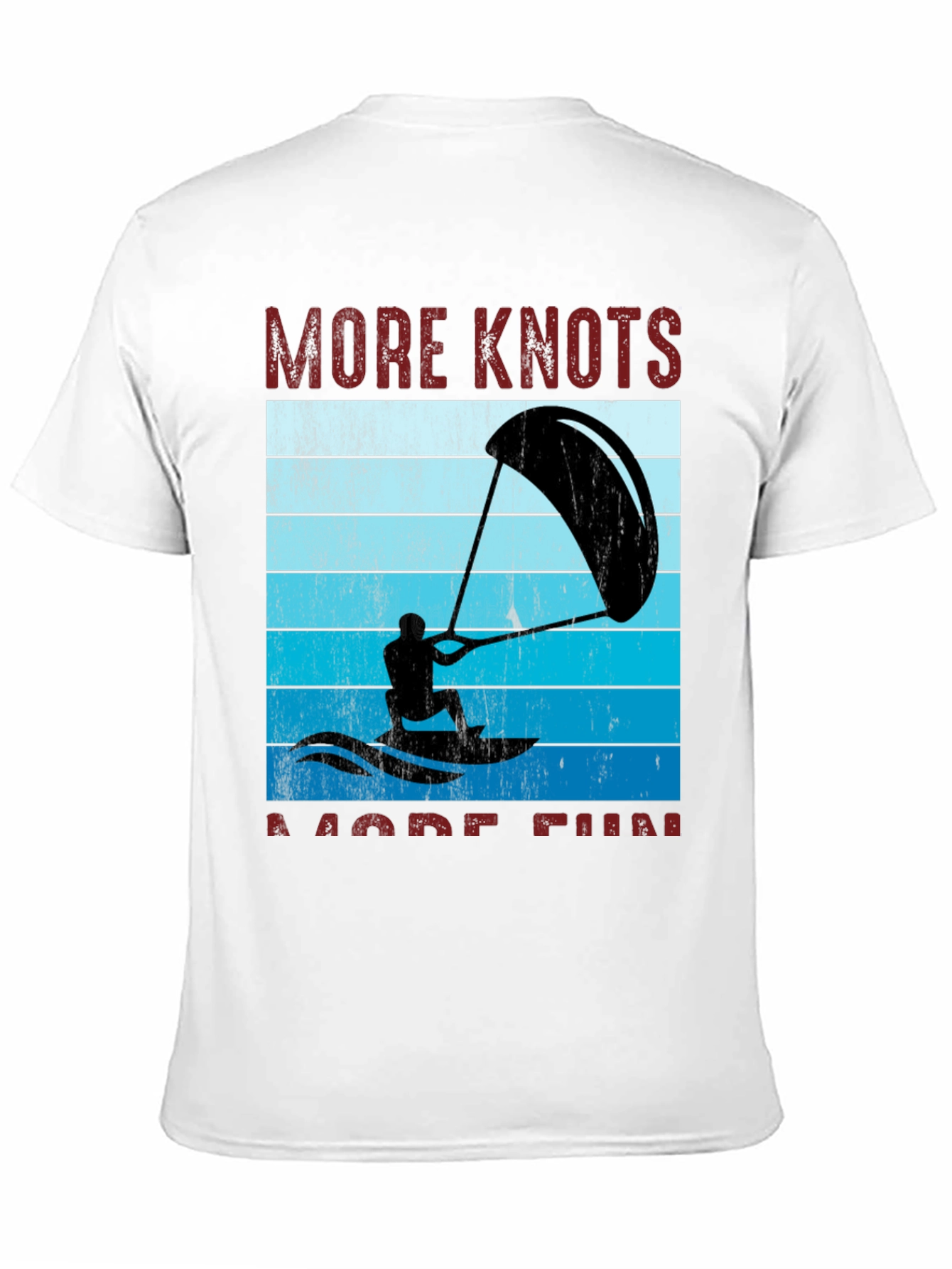 Black More Knots More Fun Watersport T-Shirt view 11
