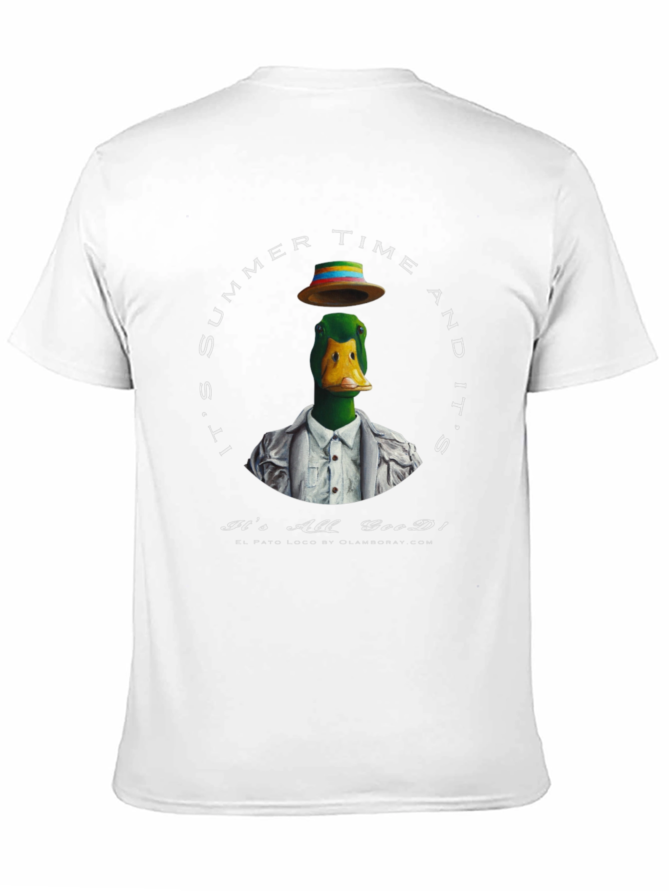 Black Summer Duck T-Shirt - It's All Good! view 11