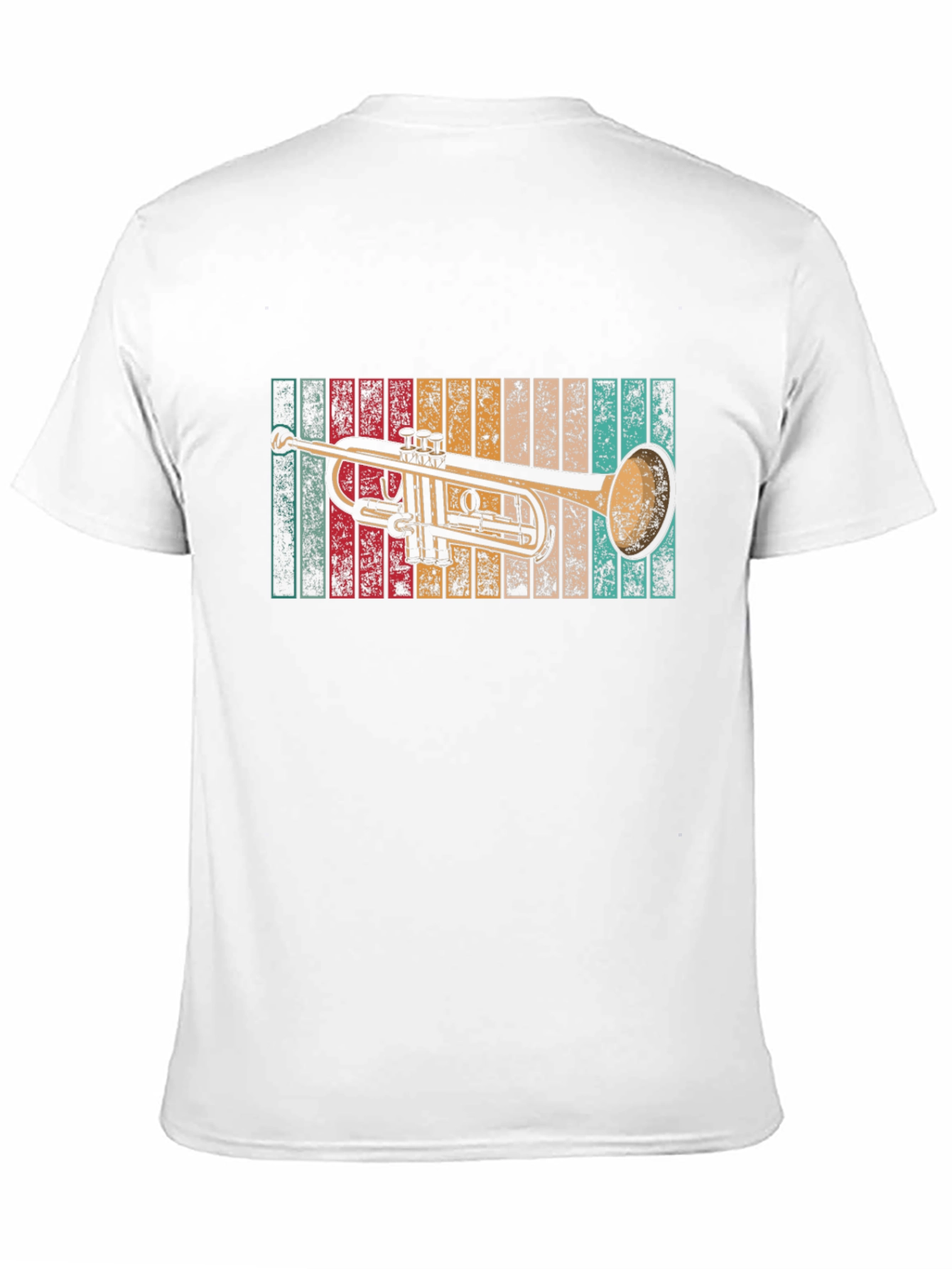 Black Vintage Trumpet T-Shirt - Retro Style view 11