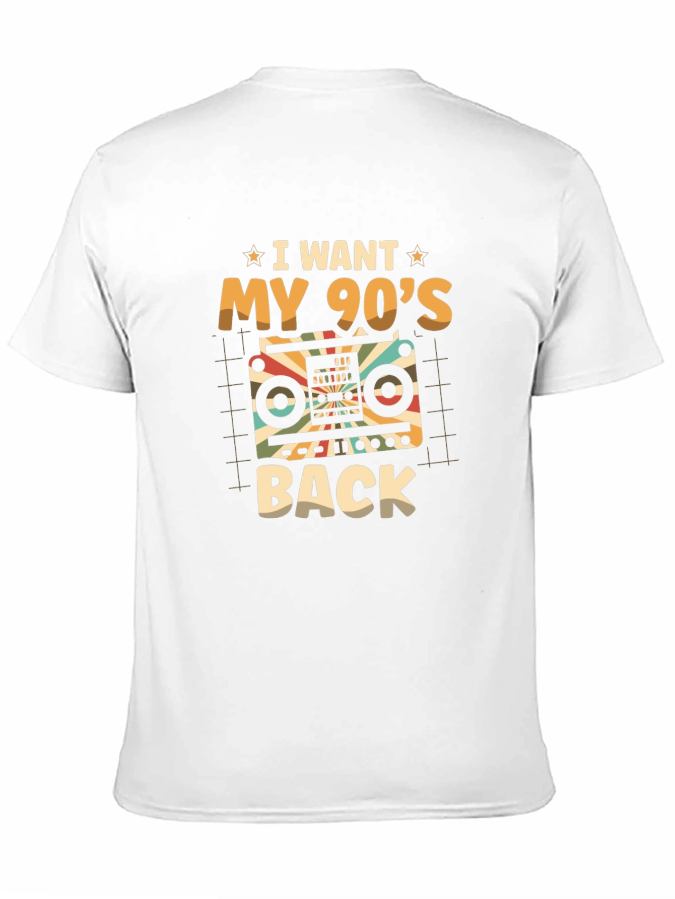 Black I Want My 90s Back Retro Graphic Tee view 11