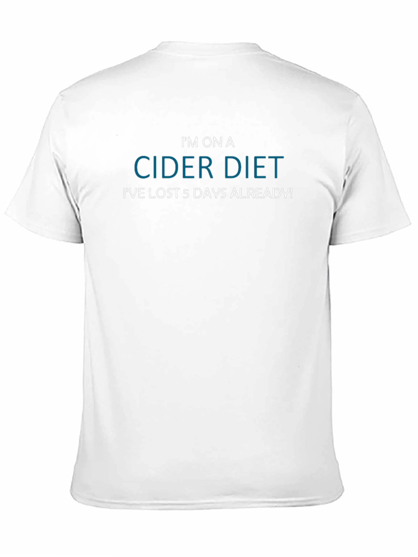Black Cider Diet T-Shirt - Funny Graphic Tee view 11