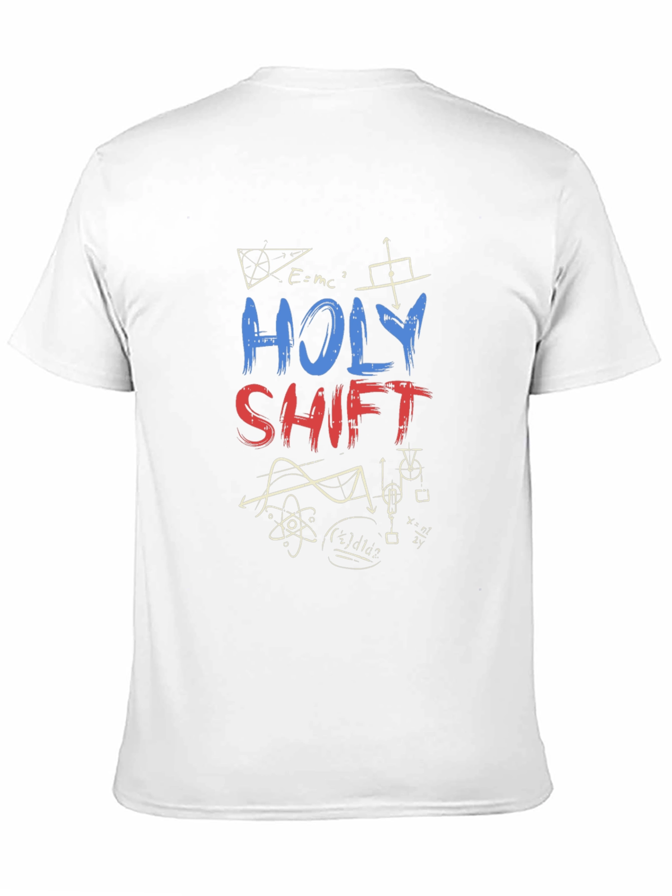 Black Holy Shift Math Equation Graphic T-Shirt view 11