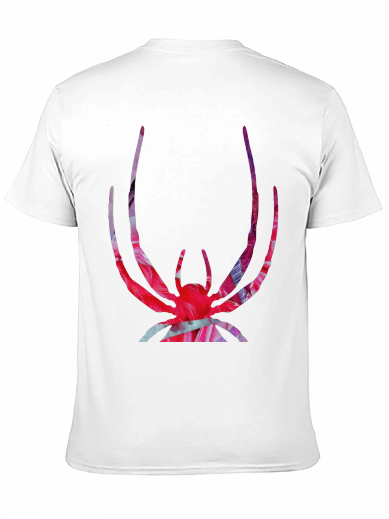 Black Bold Spider Graphic Tee - Vivid Print on Black view 11