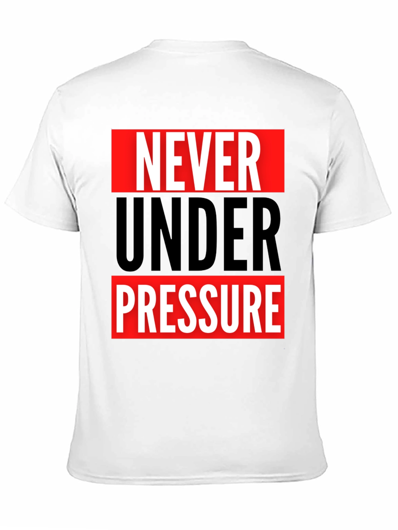 Black Never Under Pressure Graphic Tee view 11