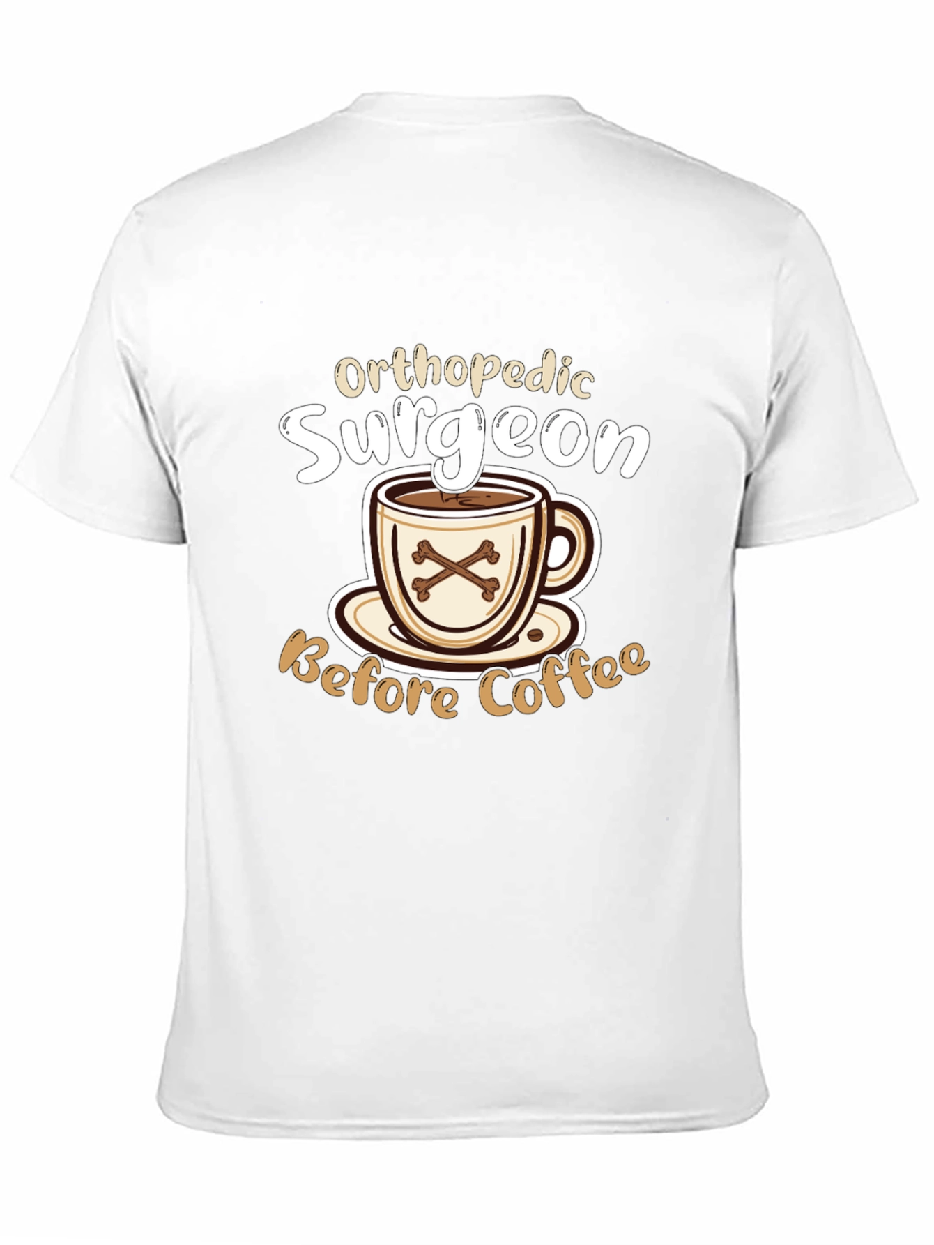 Black Orthopedic Surgeon Coffee T-Shirt view 11