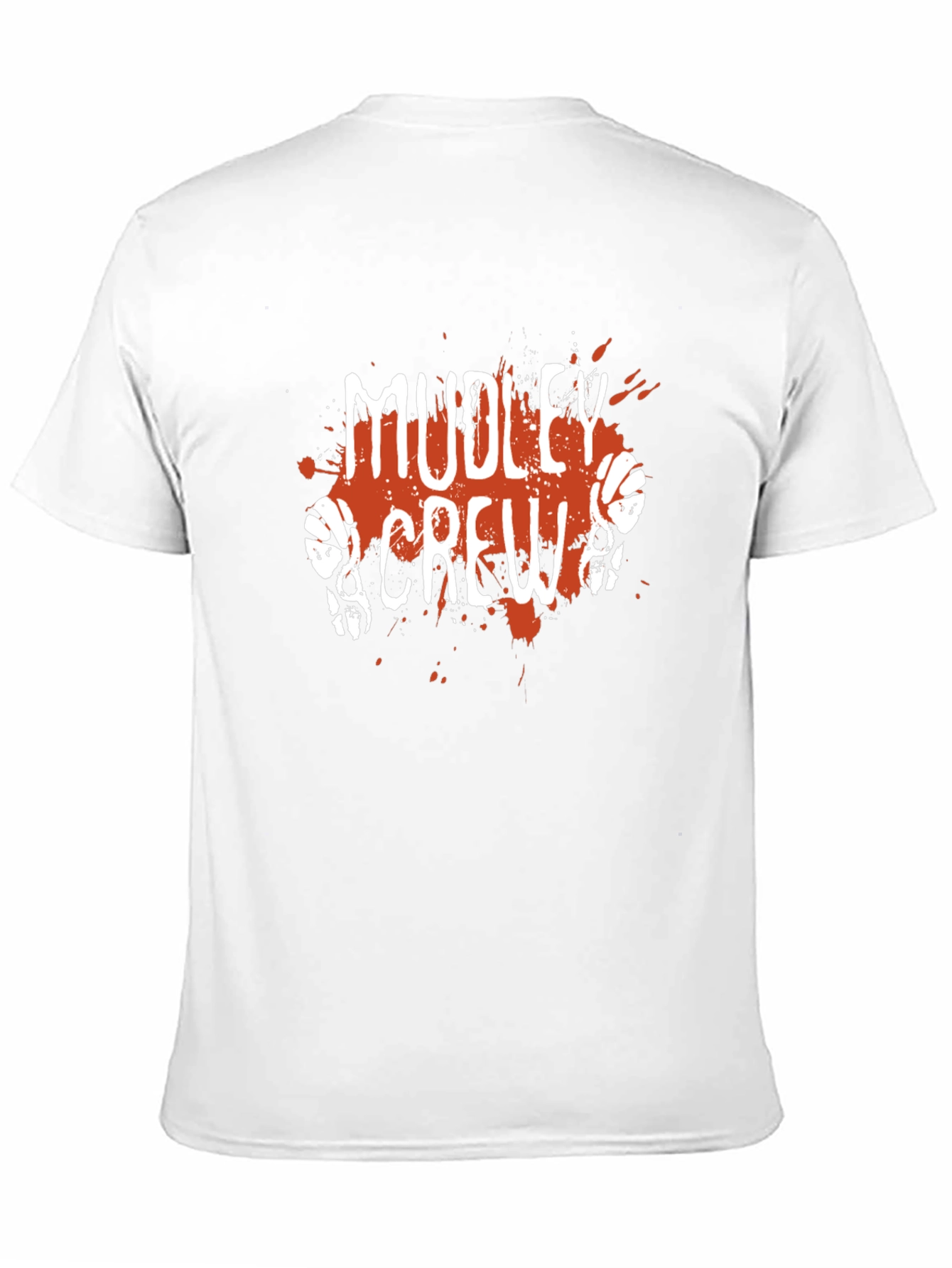 Black Mudley Crew Graphic T-Shirt - Basketball Skull Design view 11