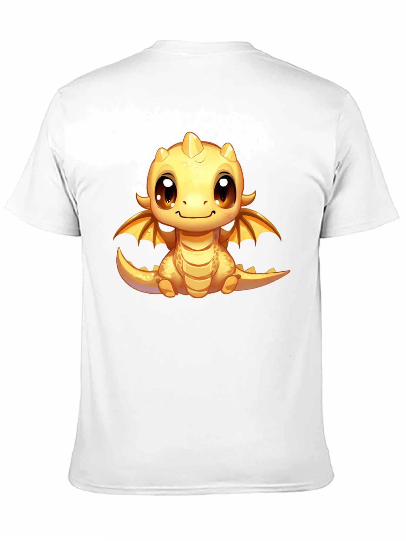 Black Cute Dragon Graphic T-Shirt - Fun Fantasy Apparel view 11