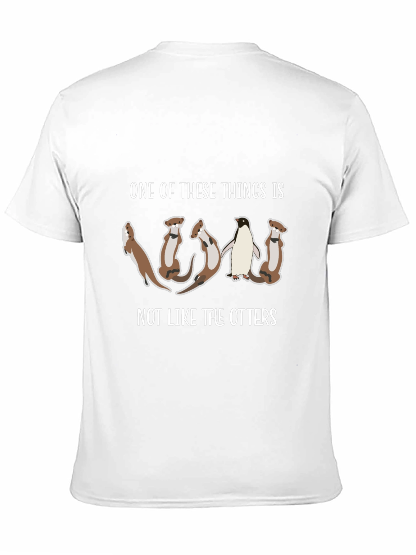 Black Funny 'One of These Things' T-Shirt - Otter & Penguin Design view 11