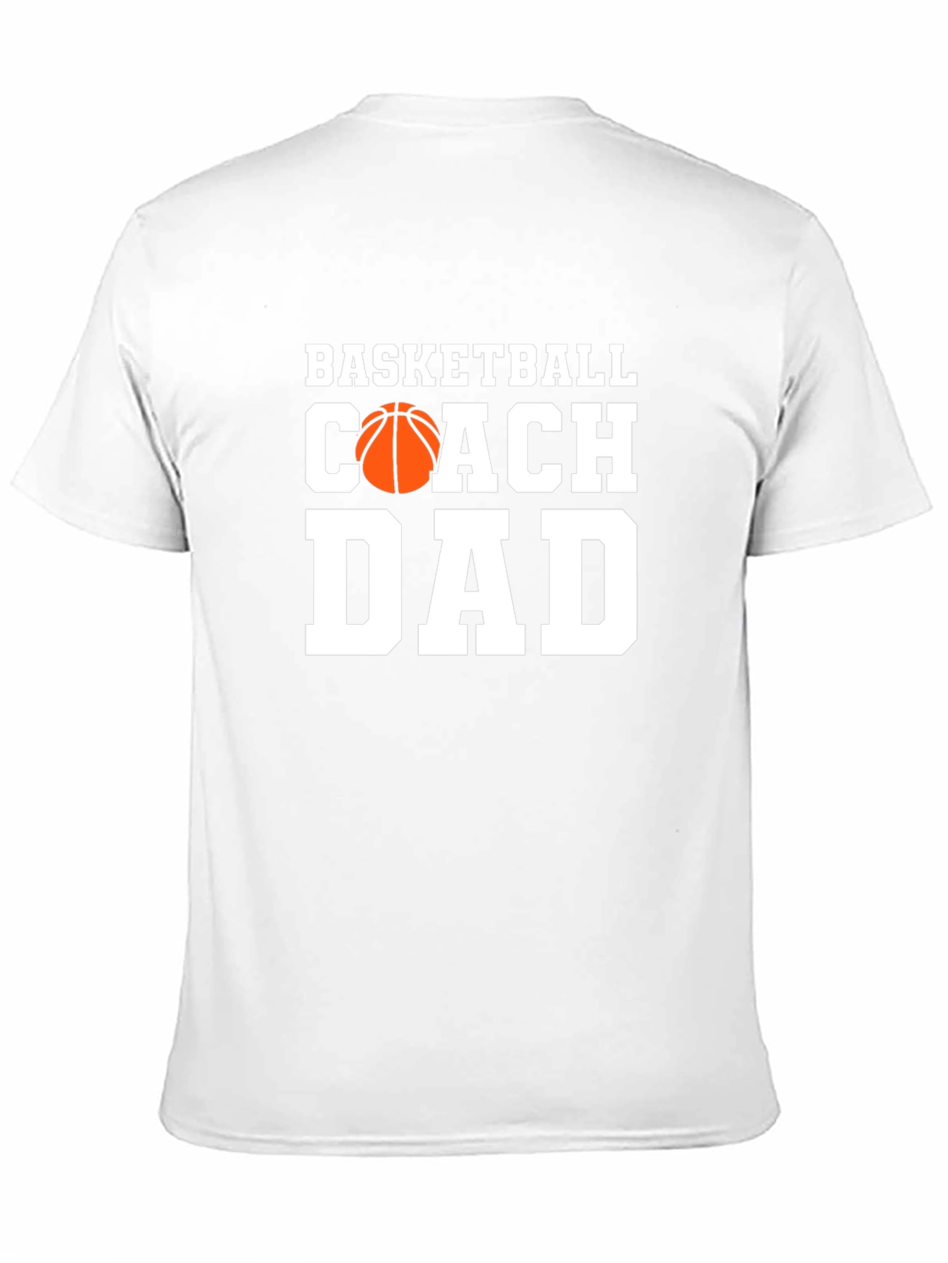 Black Basketball Coach Dad Graphic T-Shirt view 11