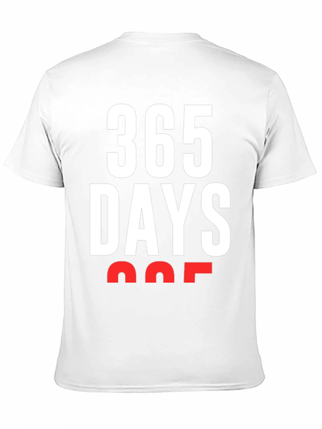 Black 365 Days T-Shirt - Bold Graphic Tee view 11