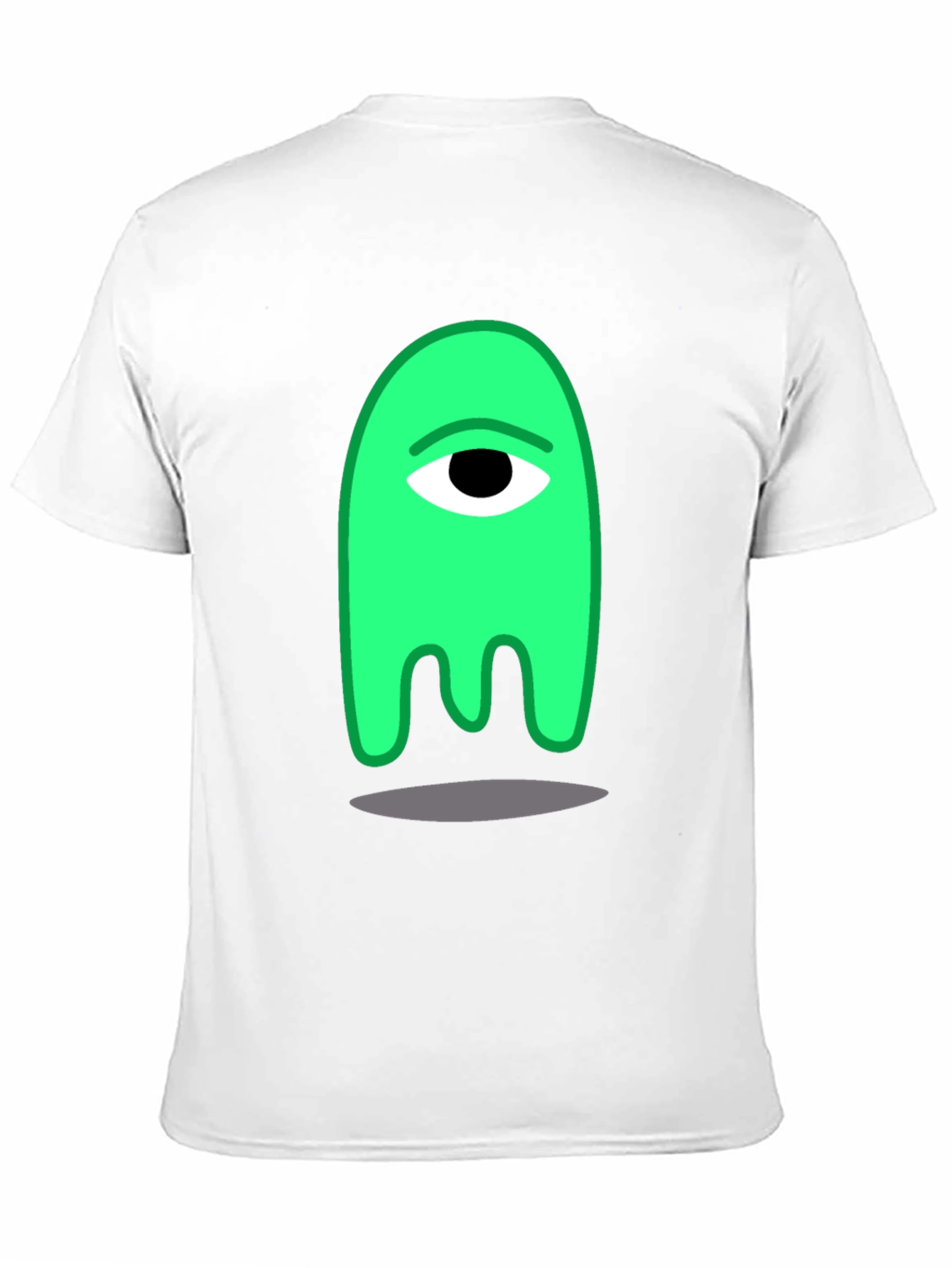 Black One-Eyed Green Monster Graphic Tee view 11