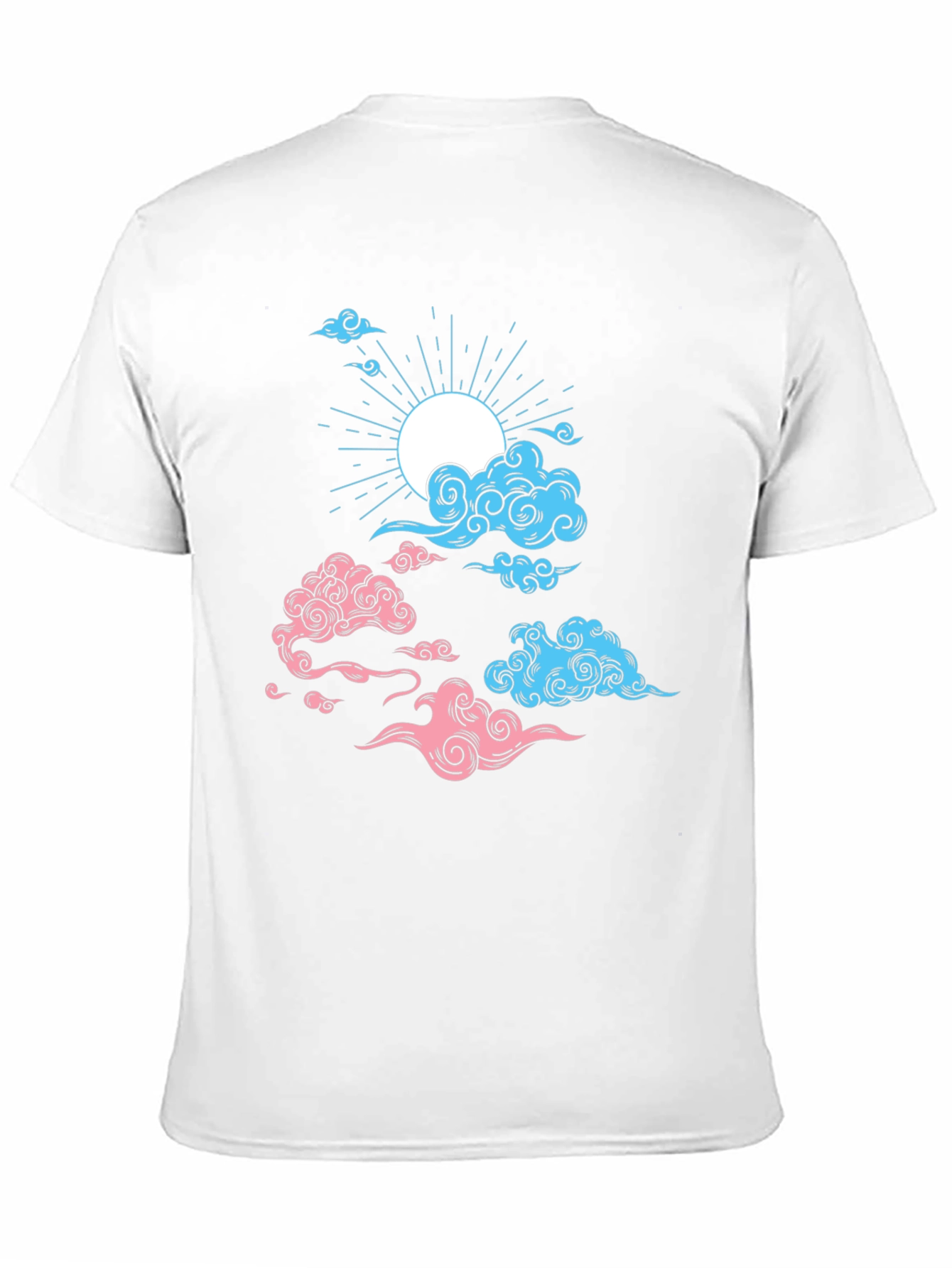 Black Trans Pride Clouds T-Shirt - Stylish & Supportive Apparel view 11
