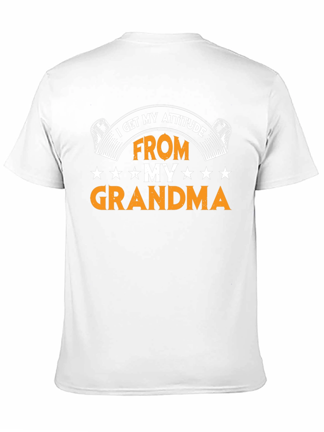 Black Attitude From Grandma T-Shirt view 11