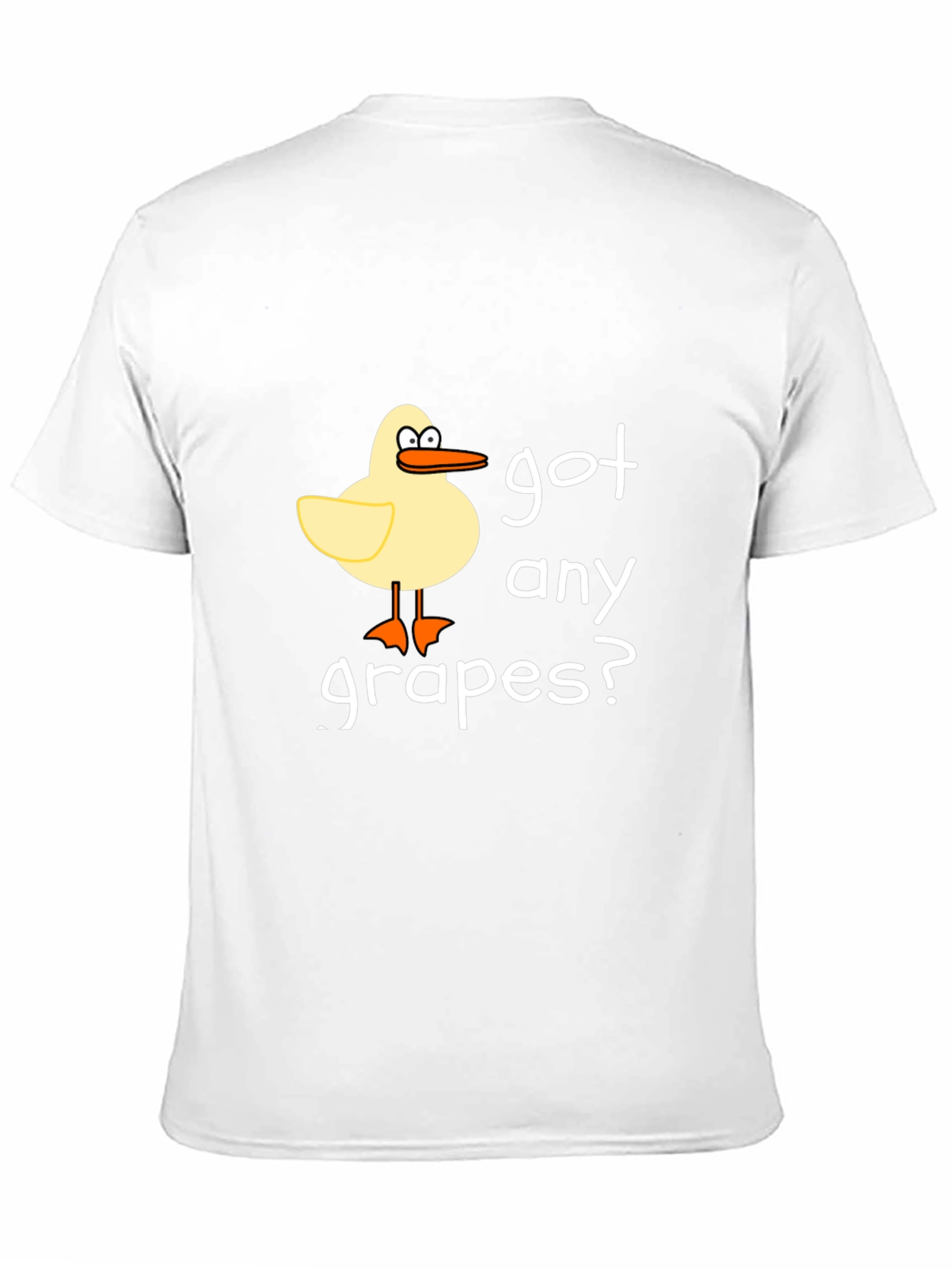 Black Got Any Grapes? Black Crew Neck T-Shirt view 11