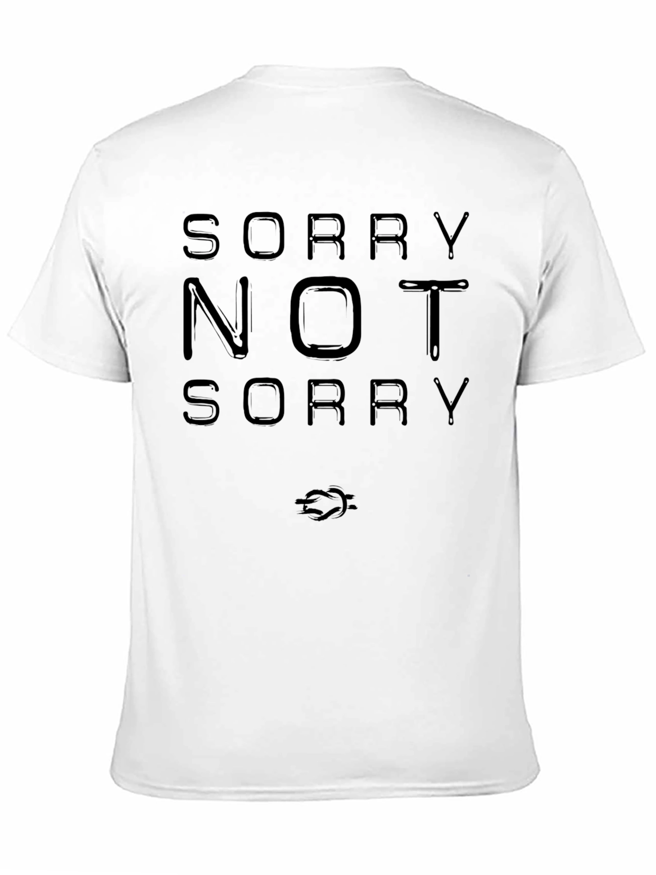Black Sorry Not Sorry Graphic T-Shirt view 11