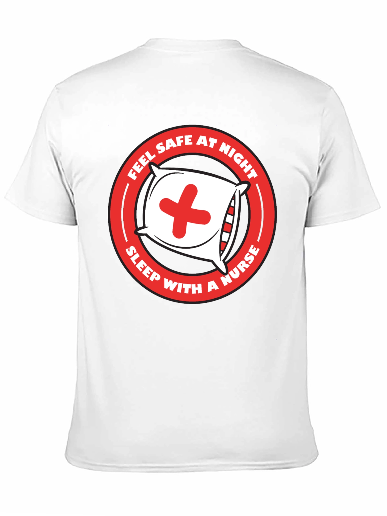 Black Sleep with a Nurse T-Shirt - Feel Safe at Night view 11