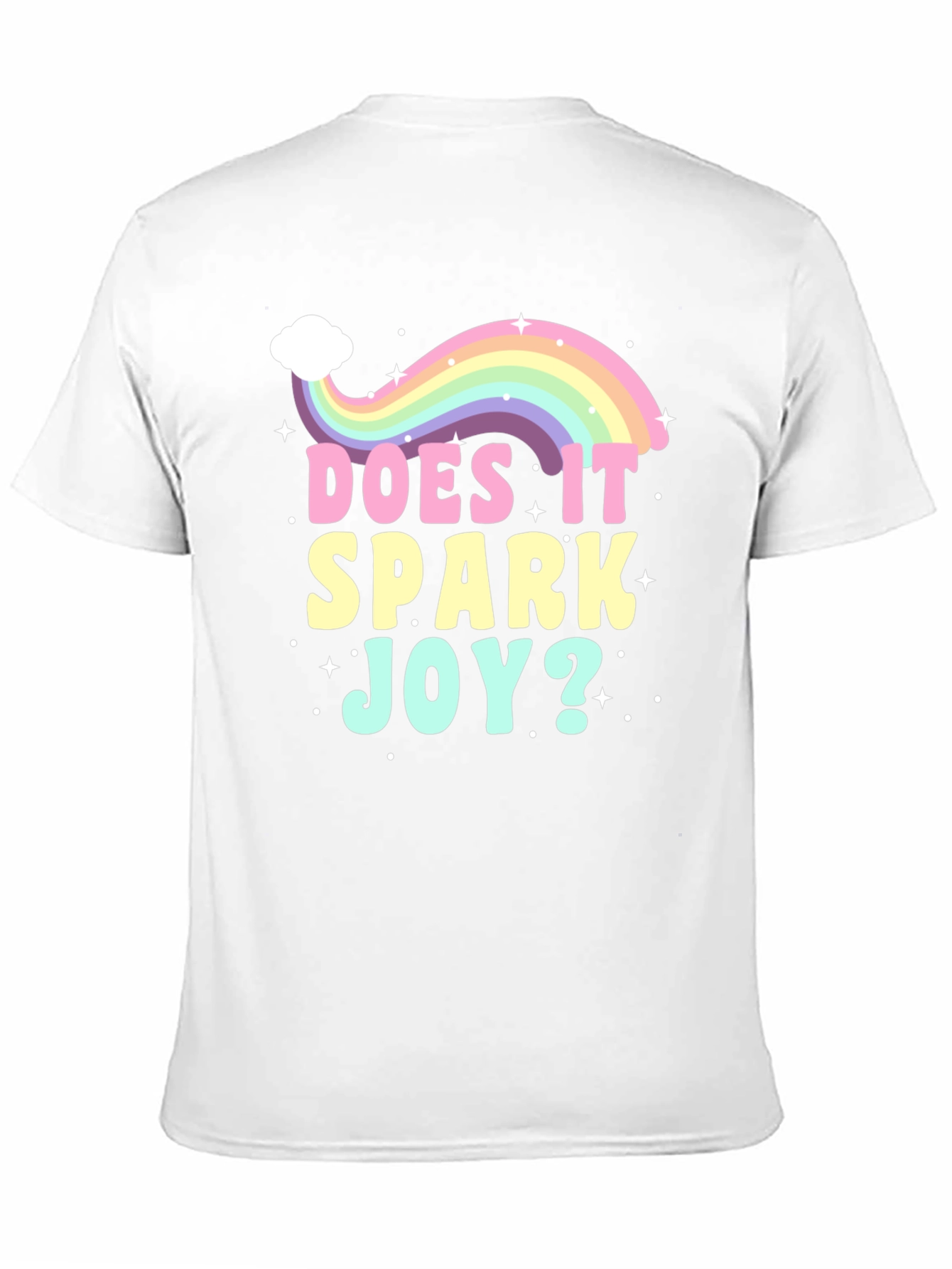 Black Spark Joy Rainbow T-Shirt view 11