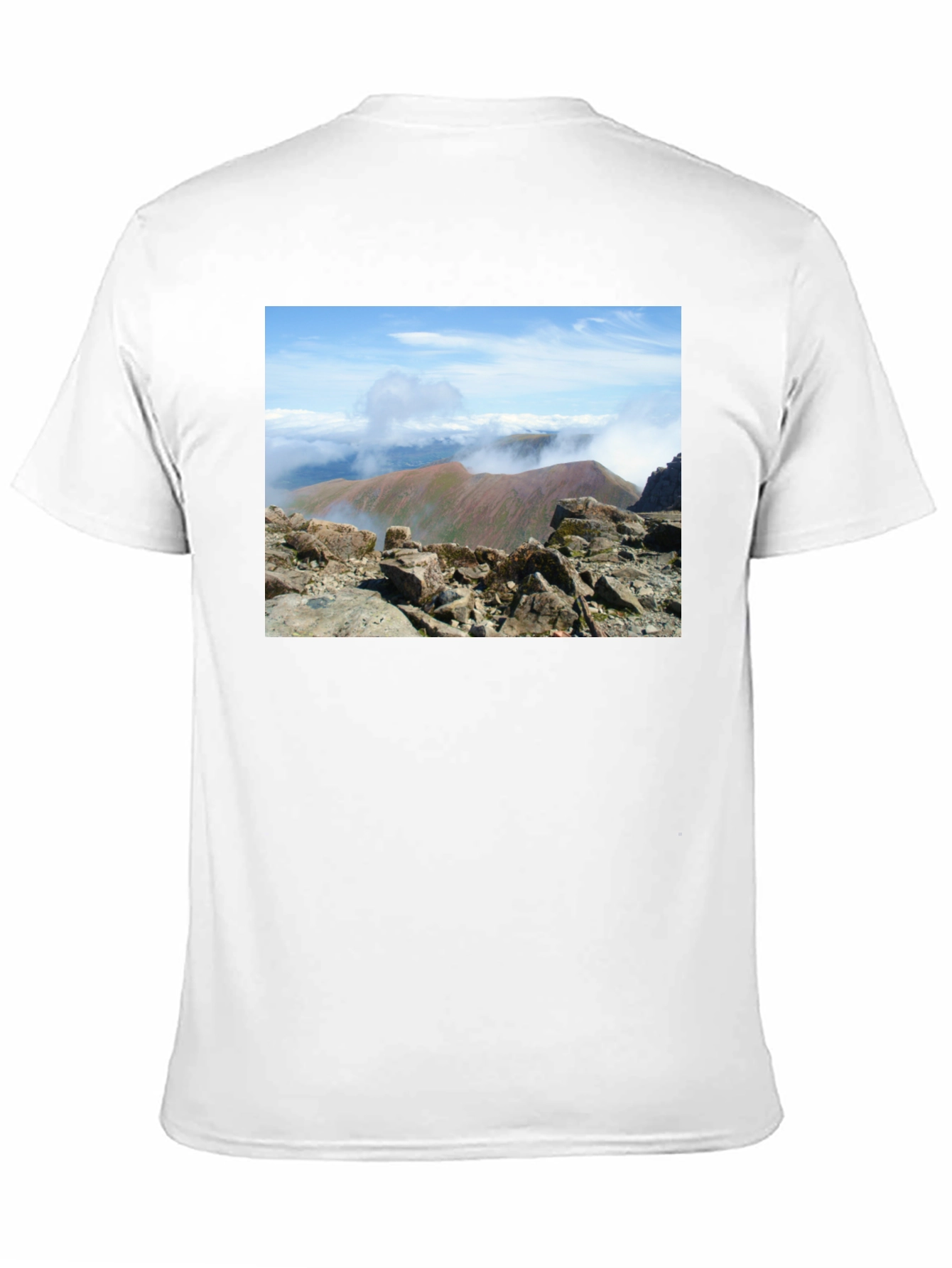 Black Mountain View Graphic Tee - Black Cotton Blend view 11