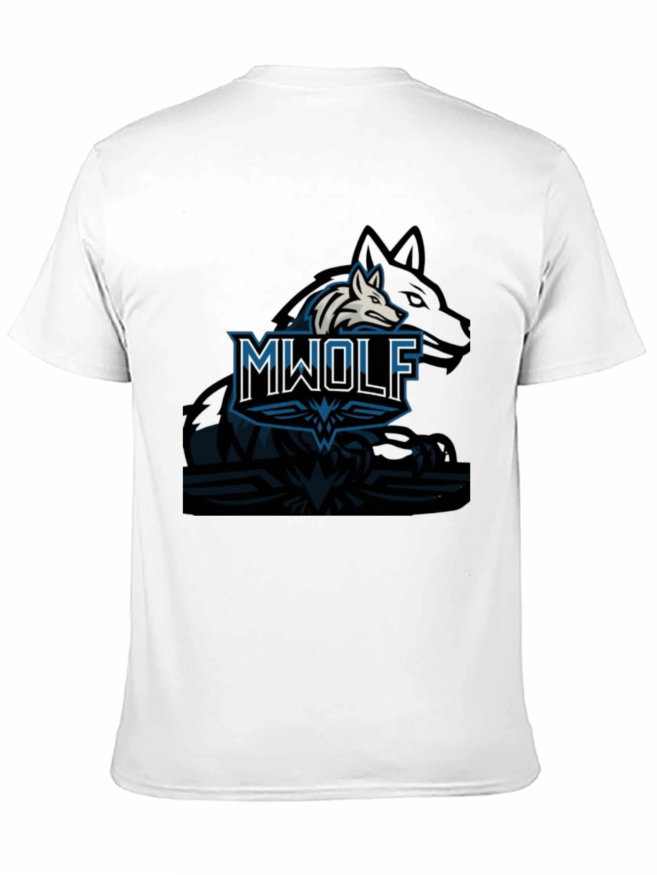 Black MWOLF Graphic T-Shirt - Black, Casual Wear view 11