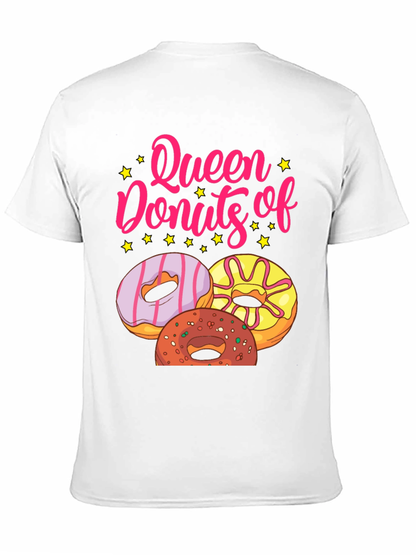 Black Queen of Donuts T-Shirt - Black Graphic Tee view 11