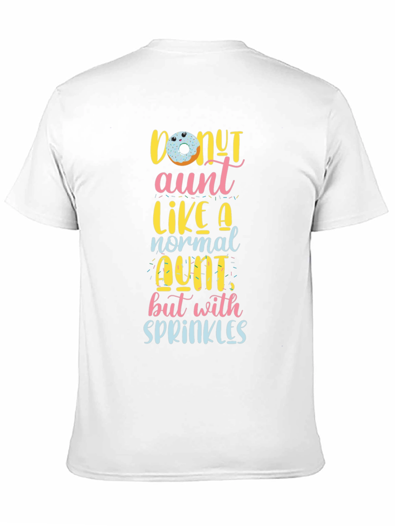 Black Donut Aunt Graphic Tee - Fun Aunt Shirt view 11