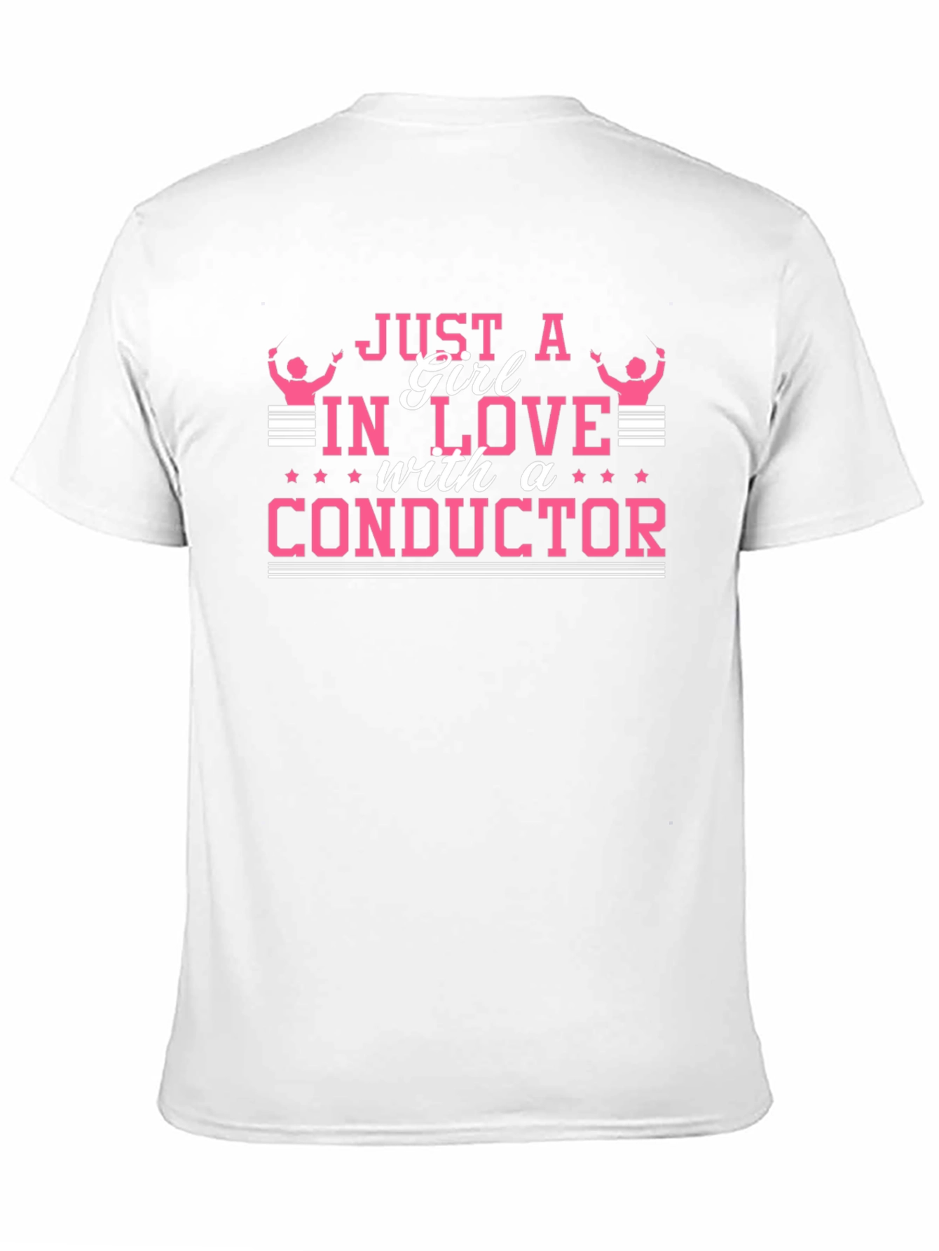 Black Just a Girl in Love with a Conductor T-Shirt view 11