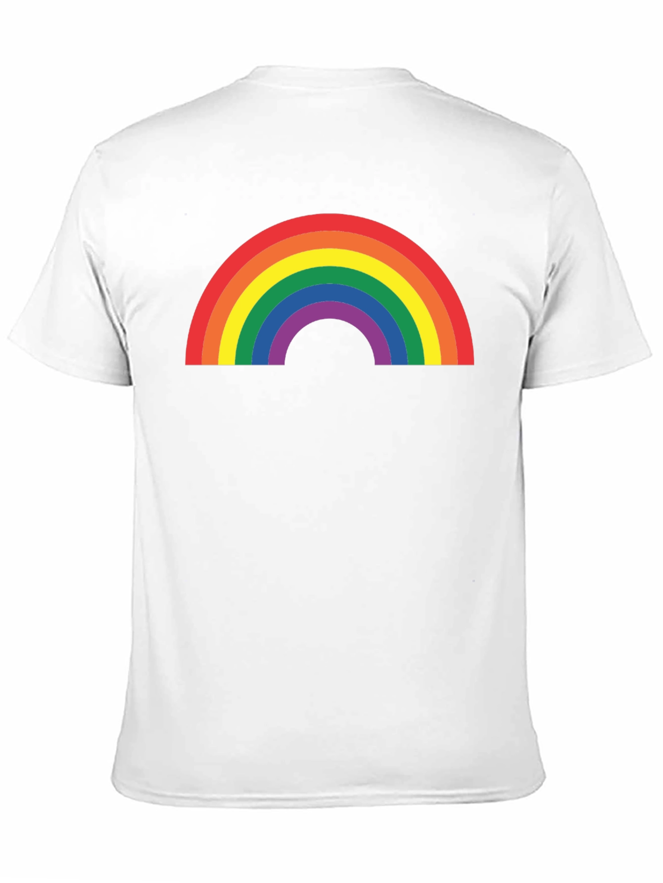 Black Rainbow Pride Graphic T-Shirt - Black Cotton Blend view 11