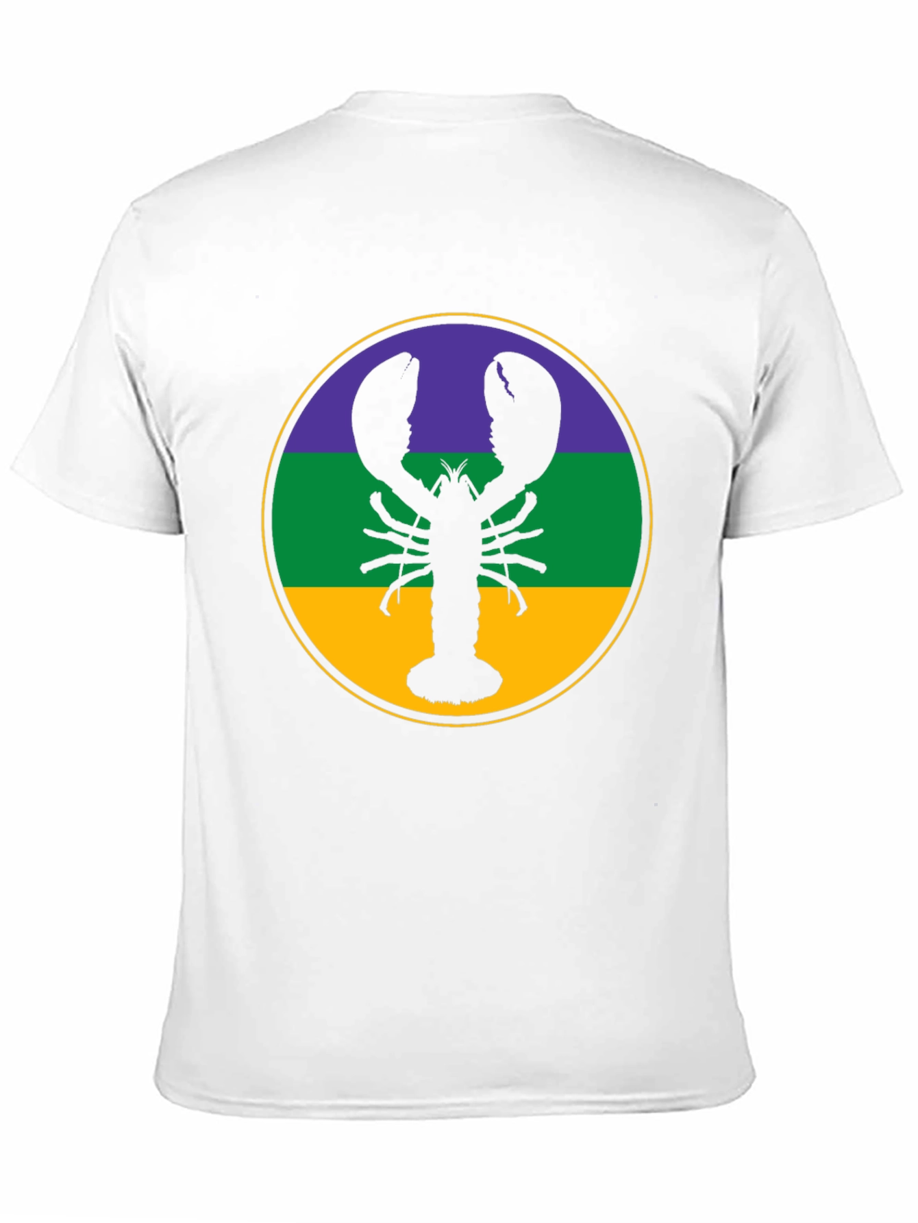 Lobster Mardi Gras T-Shirt - Round Circle - 11
