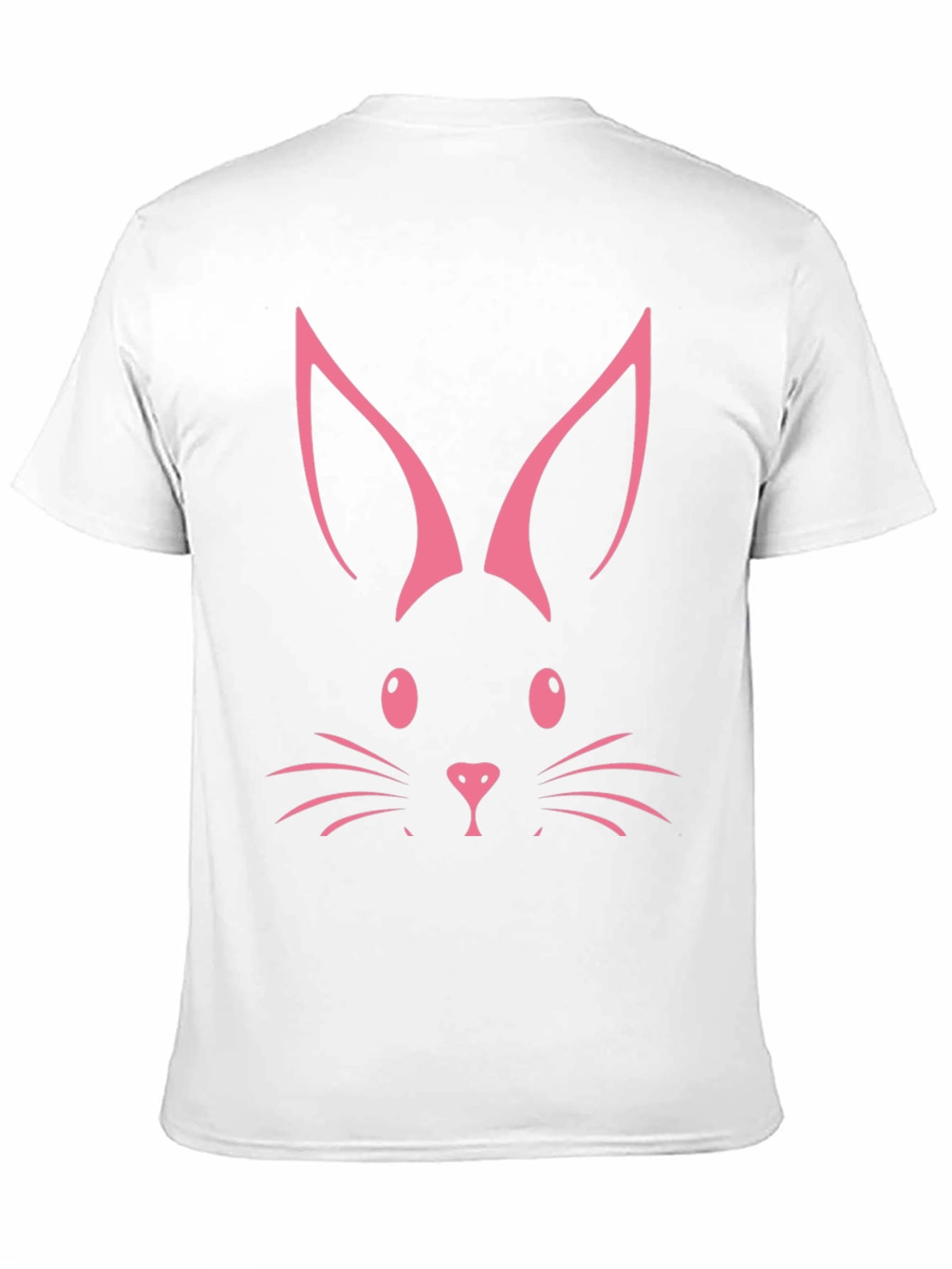 Black Bunny Face Graphic Tee - Easter Fun view 11