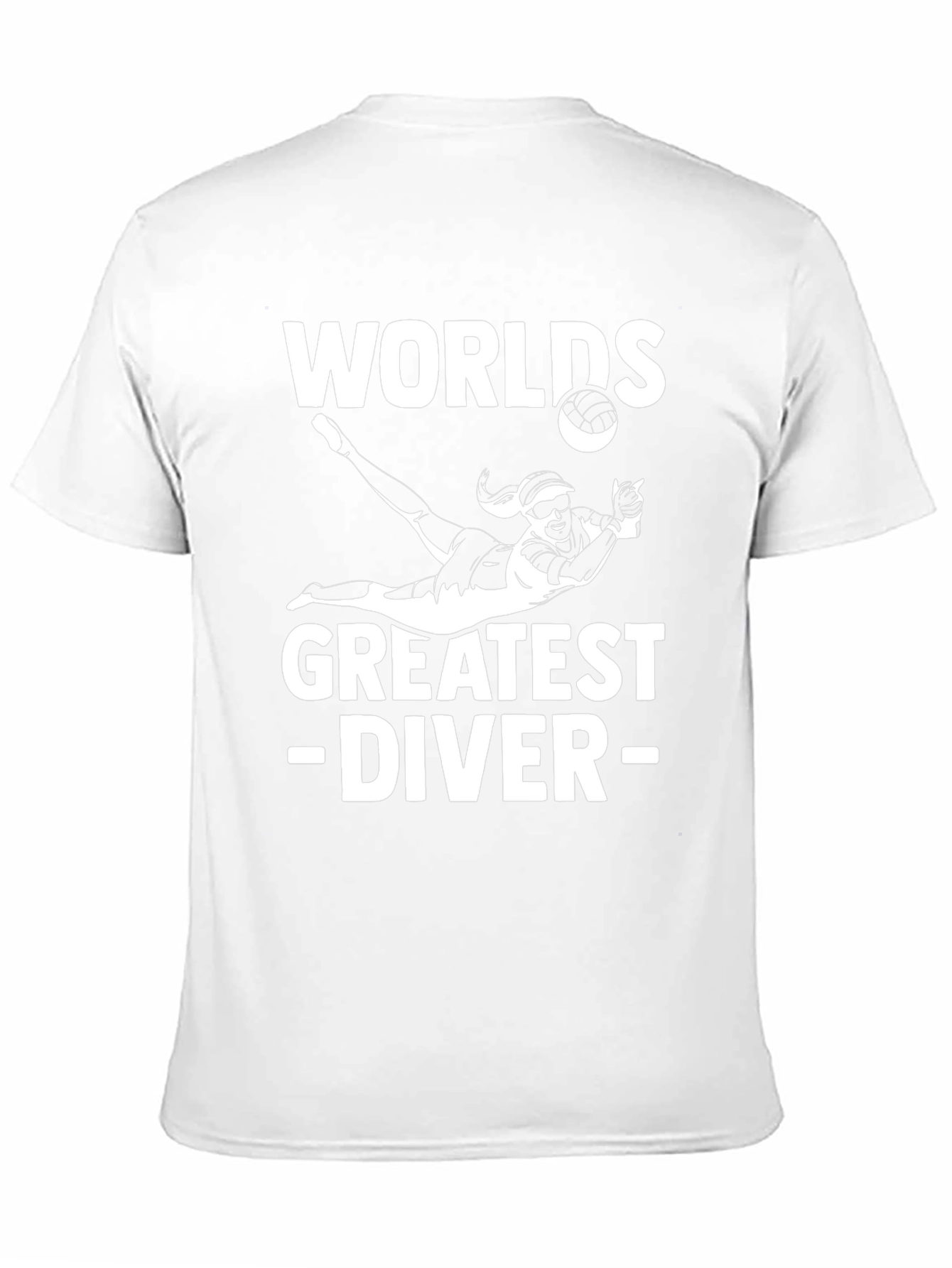 Black World's Greatest Diver Black T-Shirt view 11