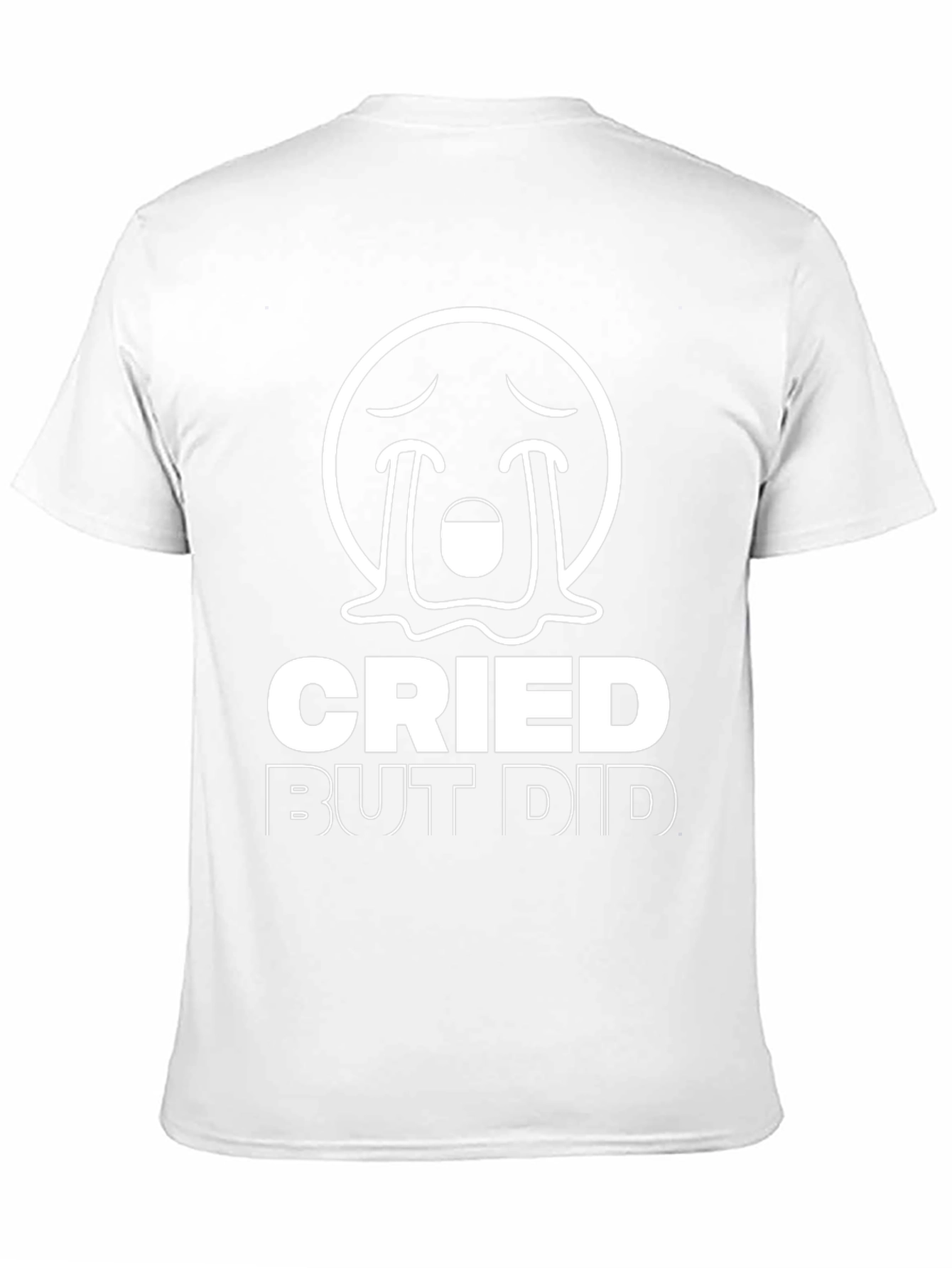 Black Cried But Did Funny Emoji Graphic T-Shirt view 11