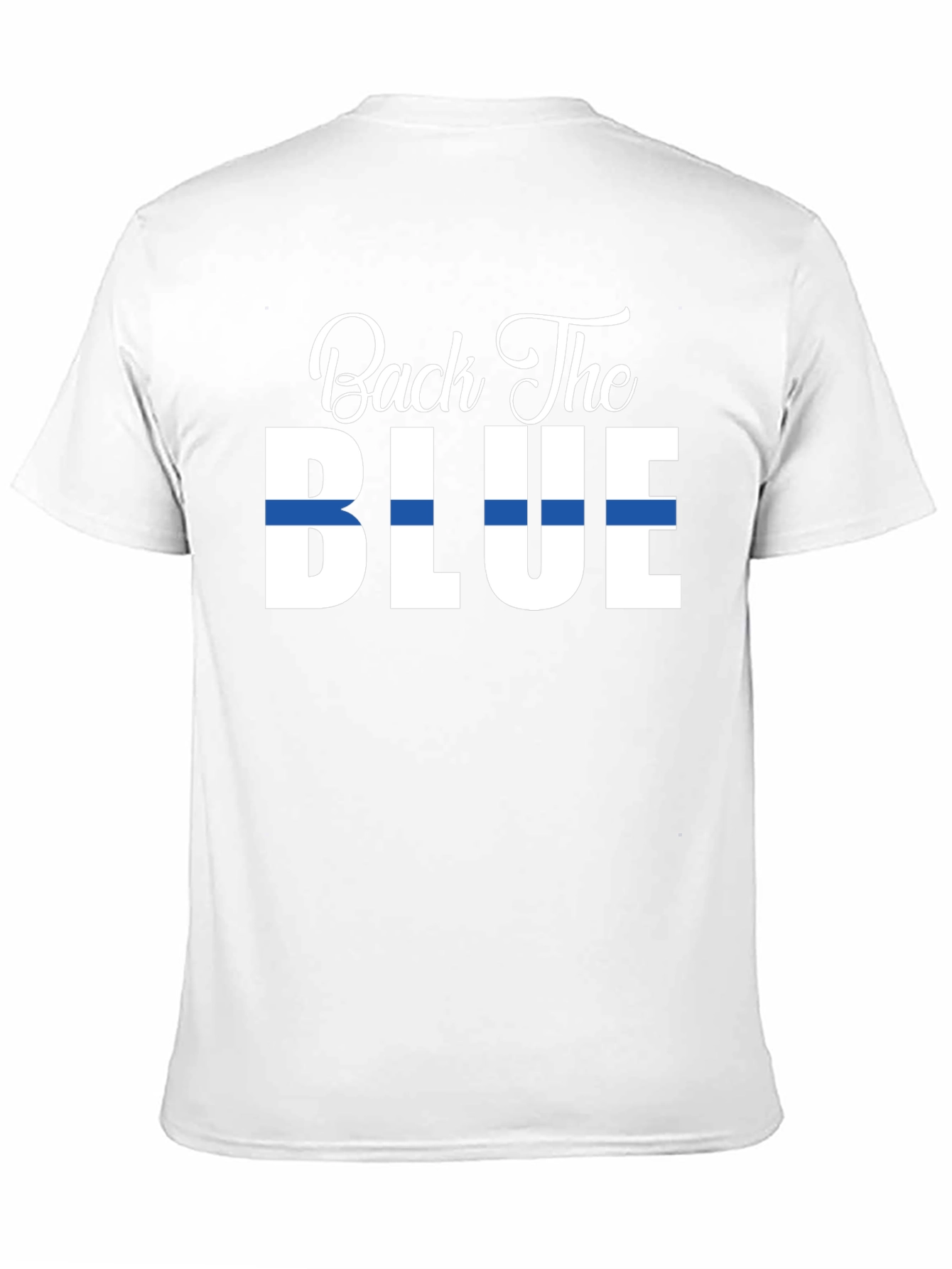 Black Back The Blue Graphic T-Shirt view 11