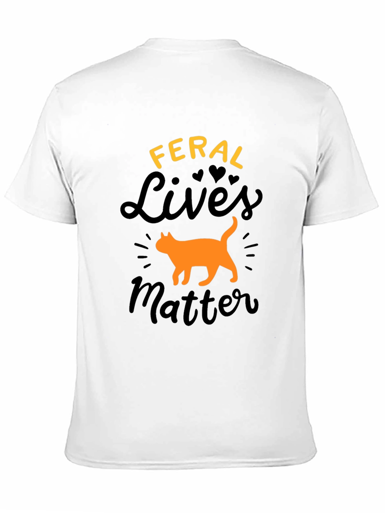 Black Feral Lives Matter Graphic Tee view 11