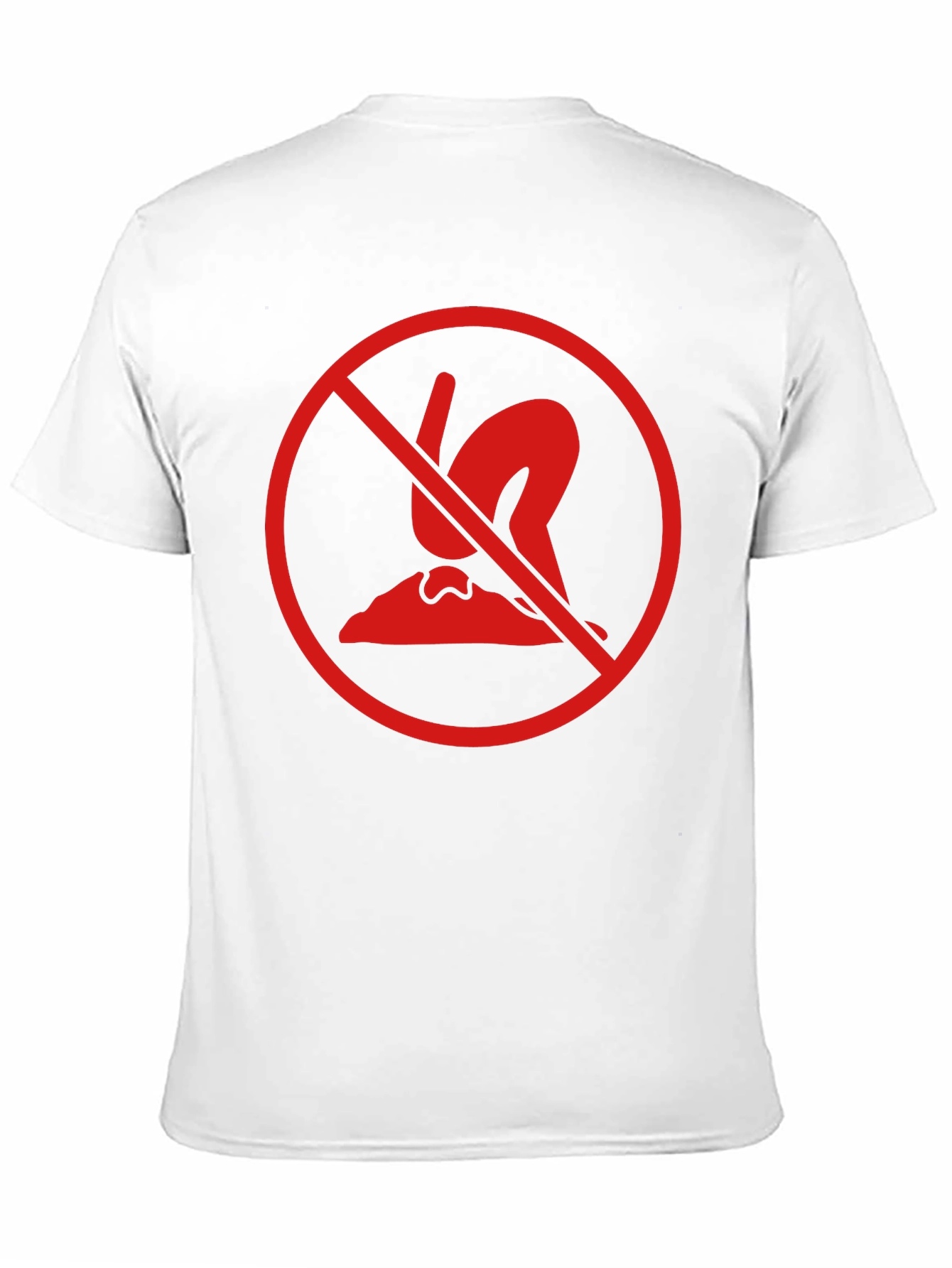 Black No Worm T-Shirt - Funny Joke Tee view 11