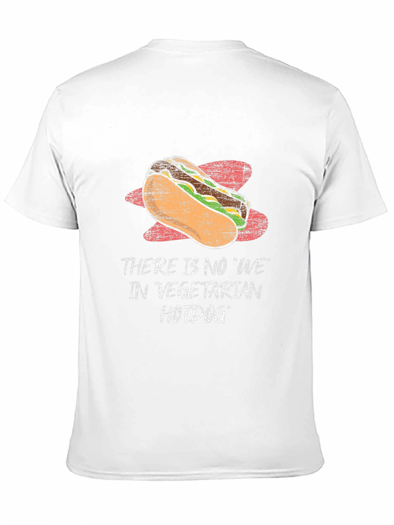 Black Vegetarian Hotdog T-Shirt Funny Hot Dog Lover Tee view 11
