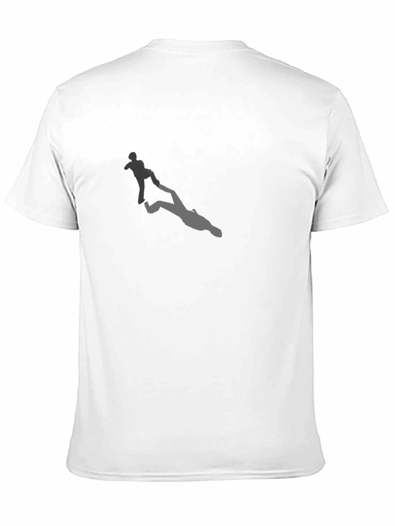 Black Men's Graphic Tee - Climber's Shadow view 11
