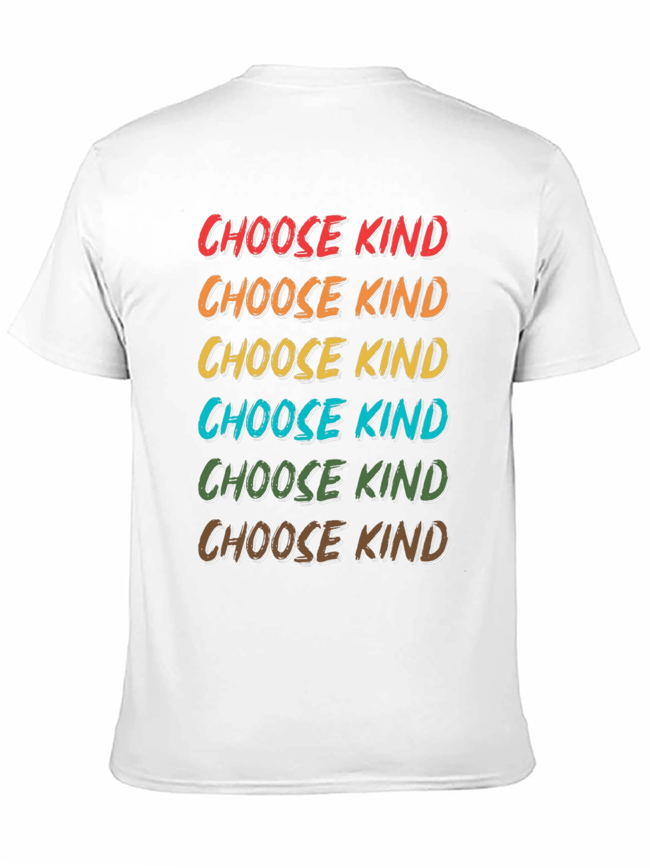 Black Choose Kind Graphic Tee - Positive Message T-Shirt view 11