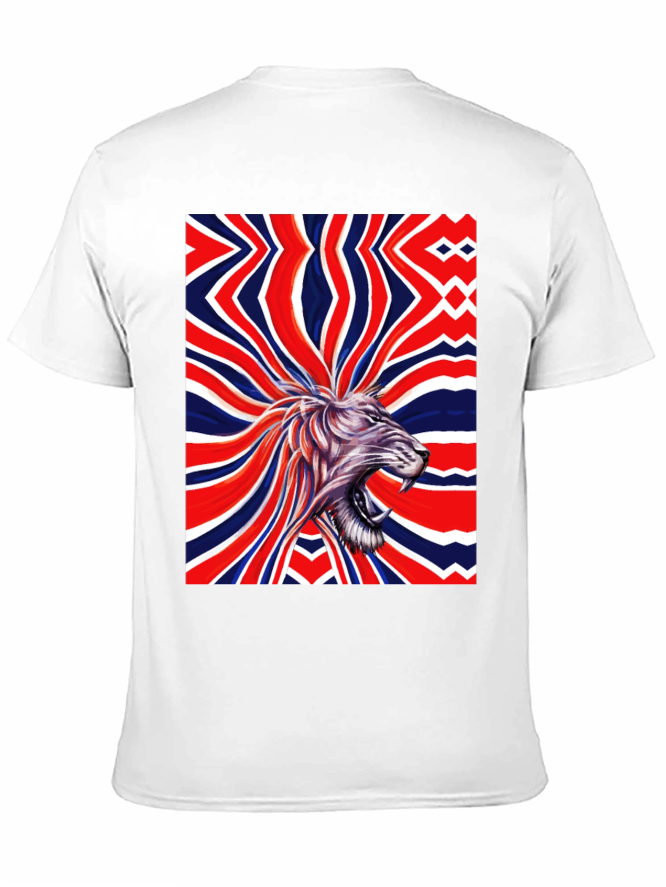 Black Lion Union Jack Graphic Tee view 11
