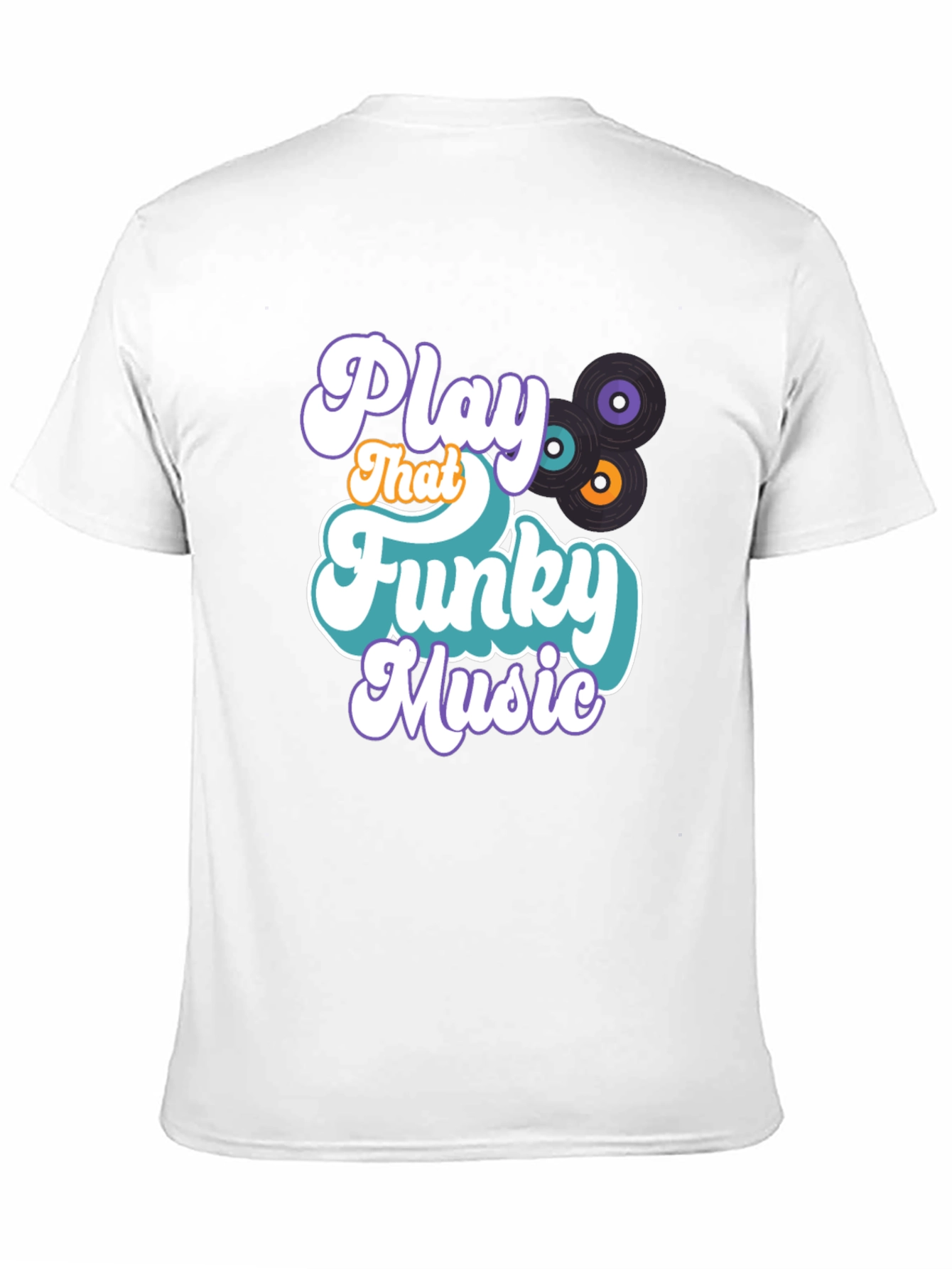 Black Play That Funky Music Graphic Tee view 11