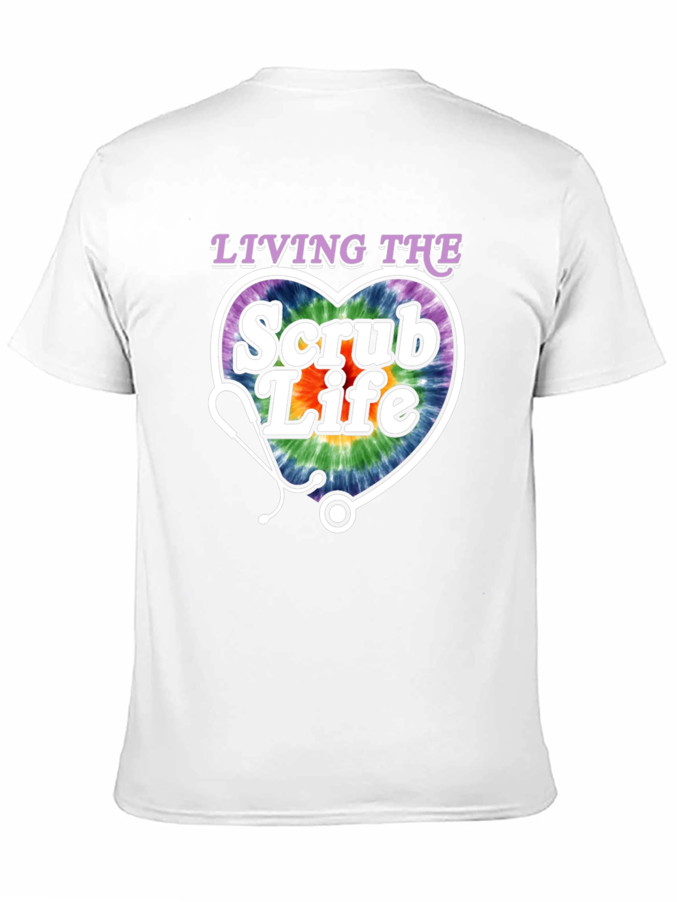 Black Living The Scrub Life Graphic Tee view 11