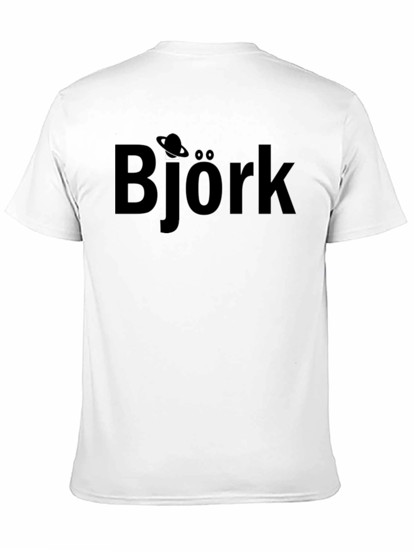 Black Bjork Graphic T-Shirt - Black Cotton Blend view 11