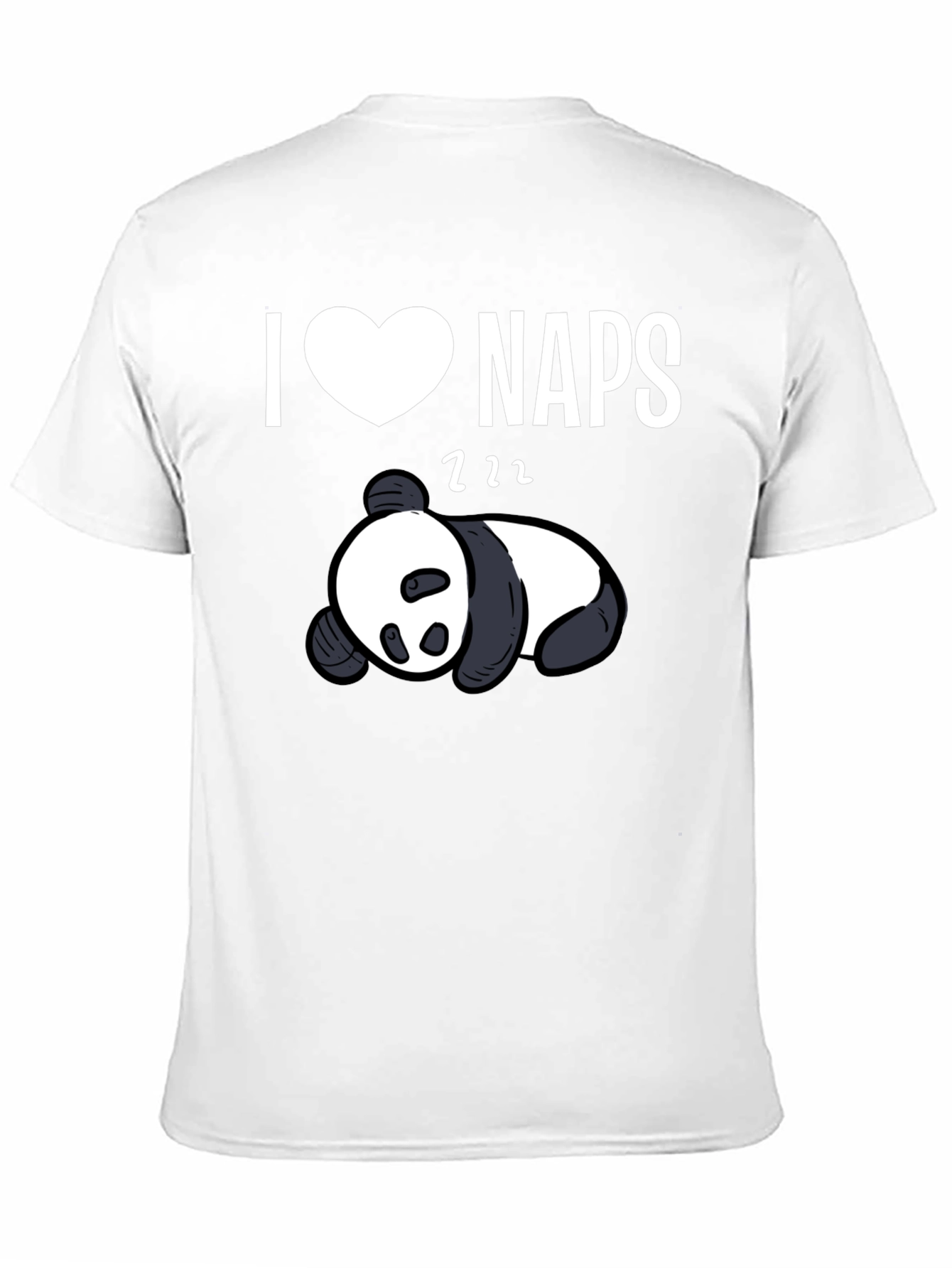 Black I Heart Naps Panda Black T-Shirt view 11