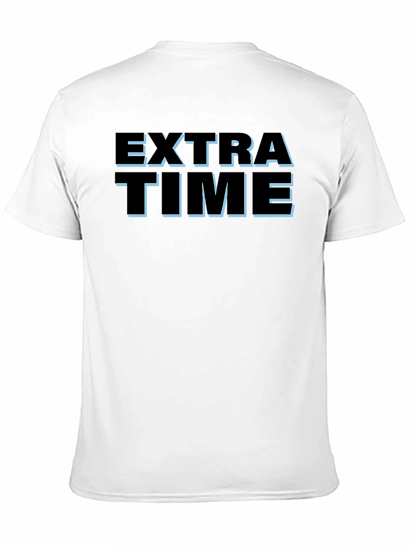Black Extra Time Graphic T-Shirt - Black Casual Tee view 11
