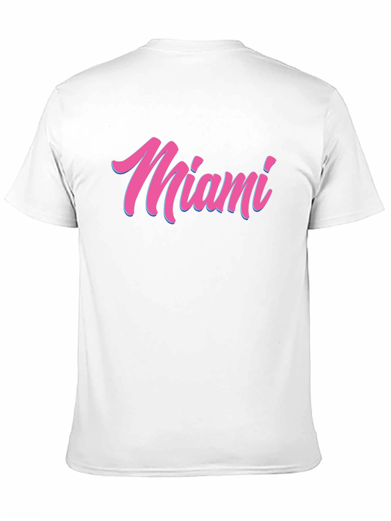 Miami Script T-Shirt - Retro Style Tee - 11