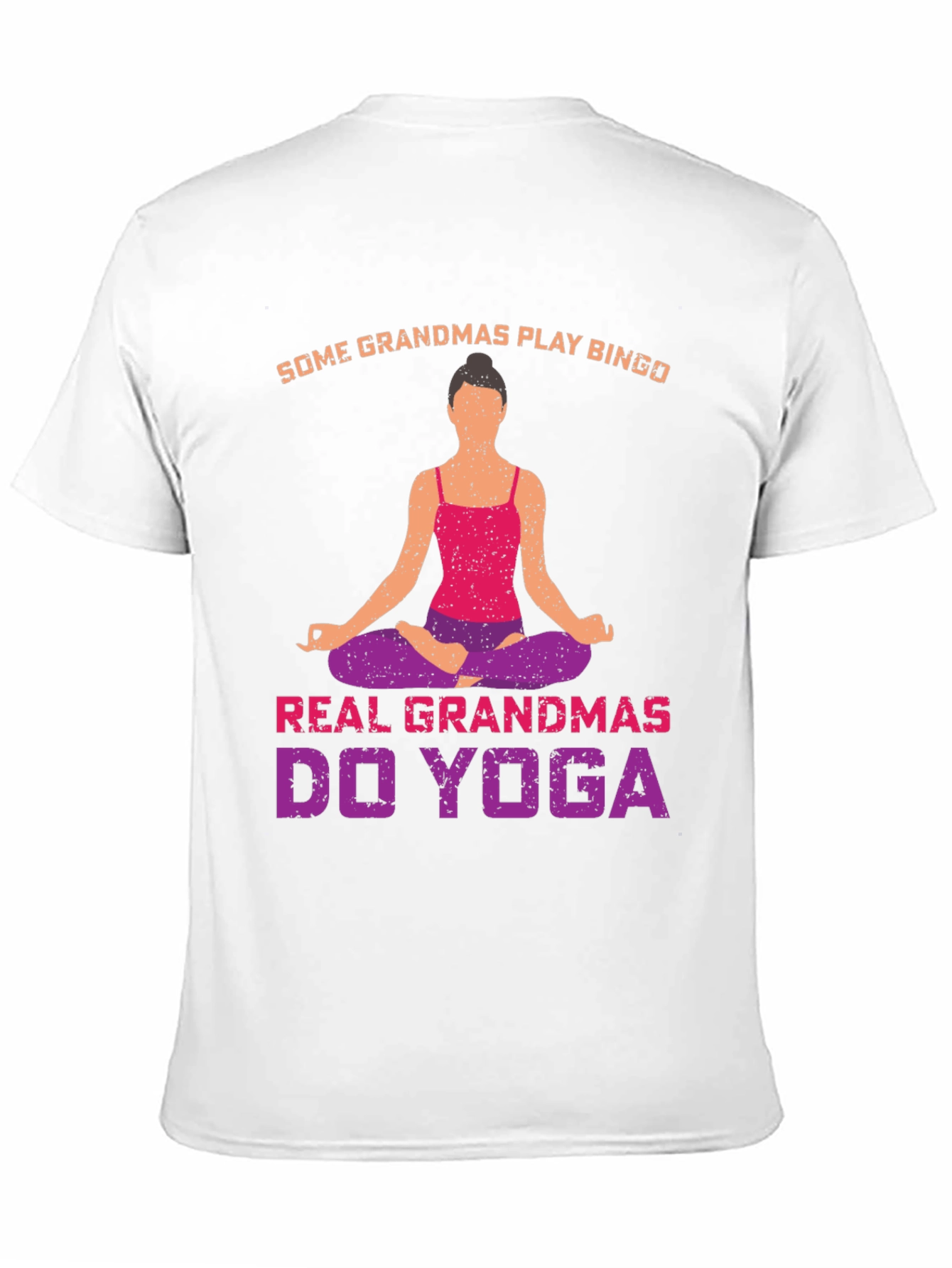 Black Yoga Grandmas T-Shirt - Play Bingo view 11