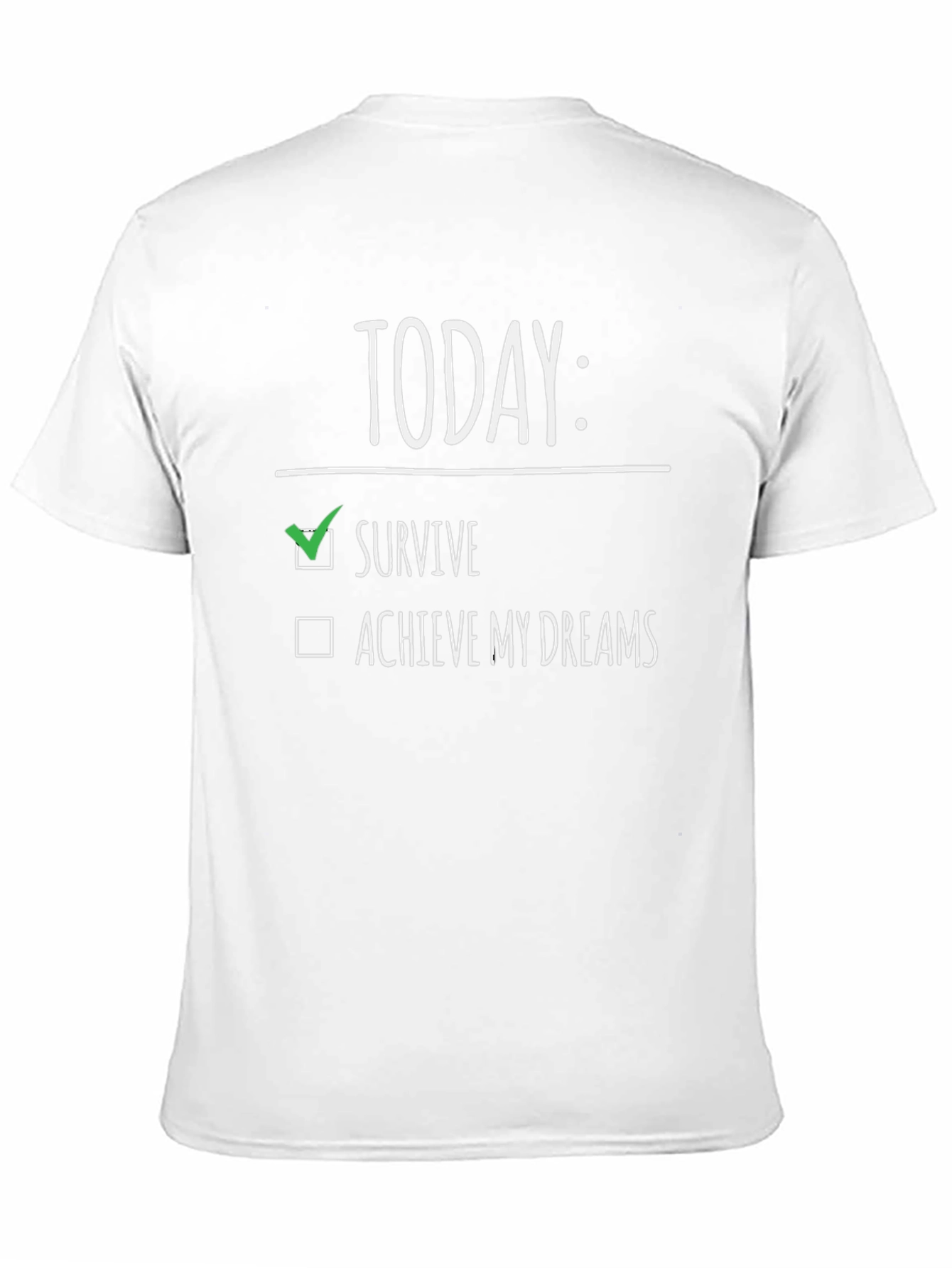 Black Today: Survive T-Shirt - Funny Graphic Tee view 11